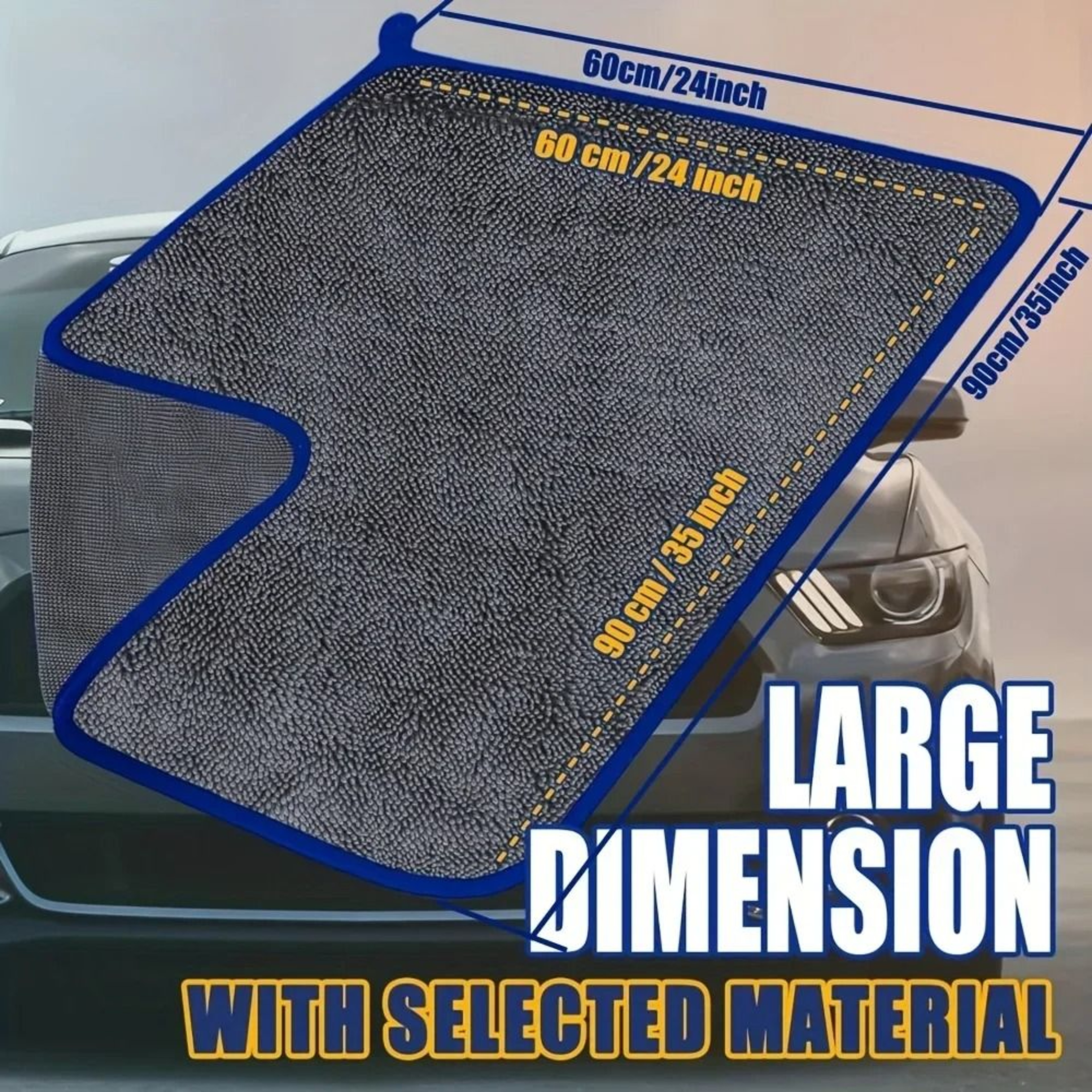 Extra Large UltraAbsorbent Car Drying Towel 1