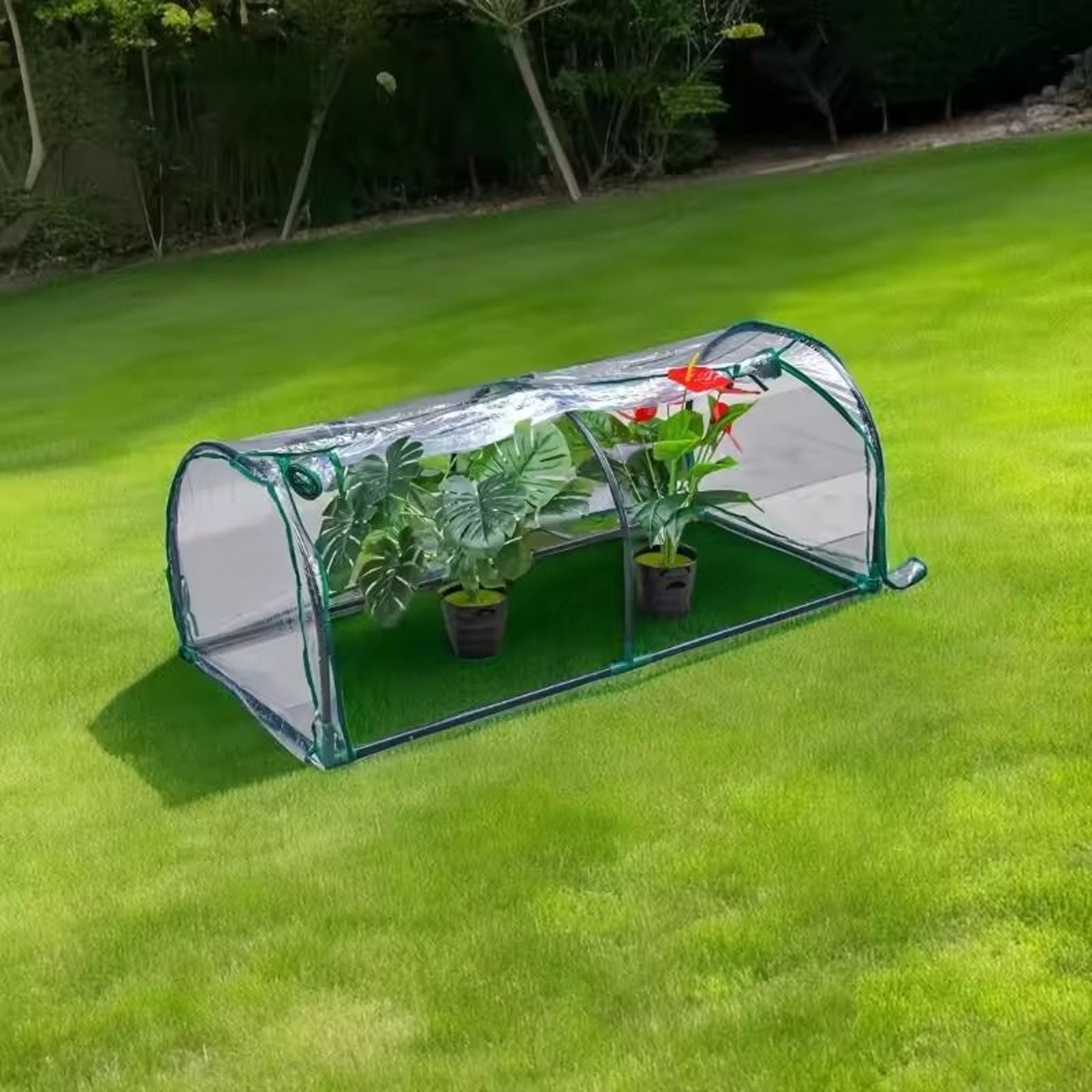 Transparent Plastic Greenhouse Plant Tent Cover 5
