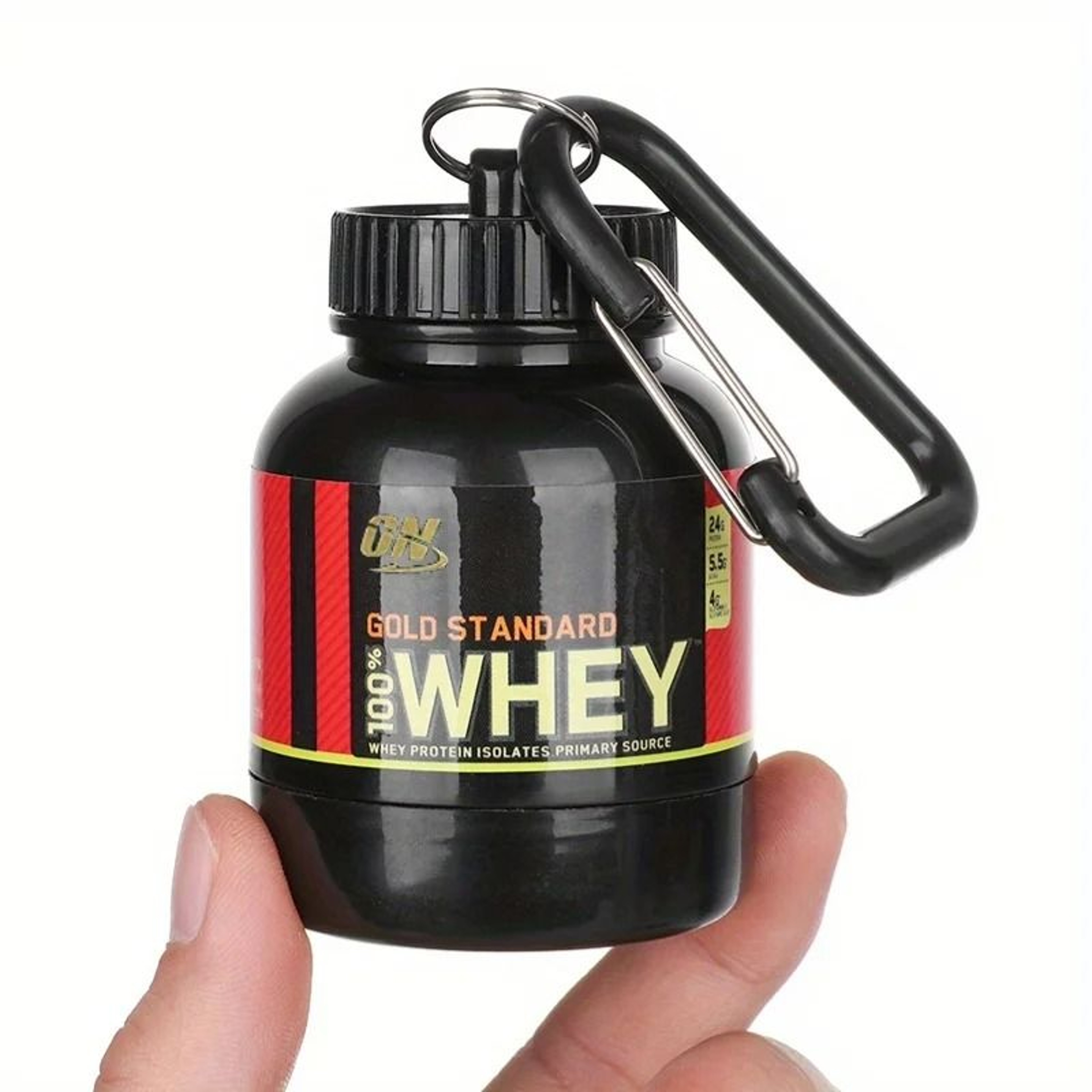 100ML Mini Portable Protein Powder Container With Keychain 2