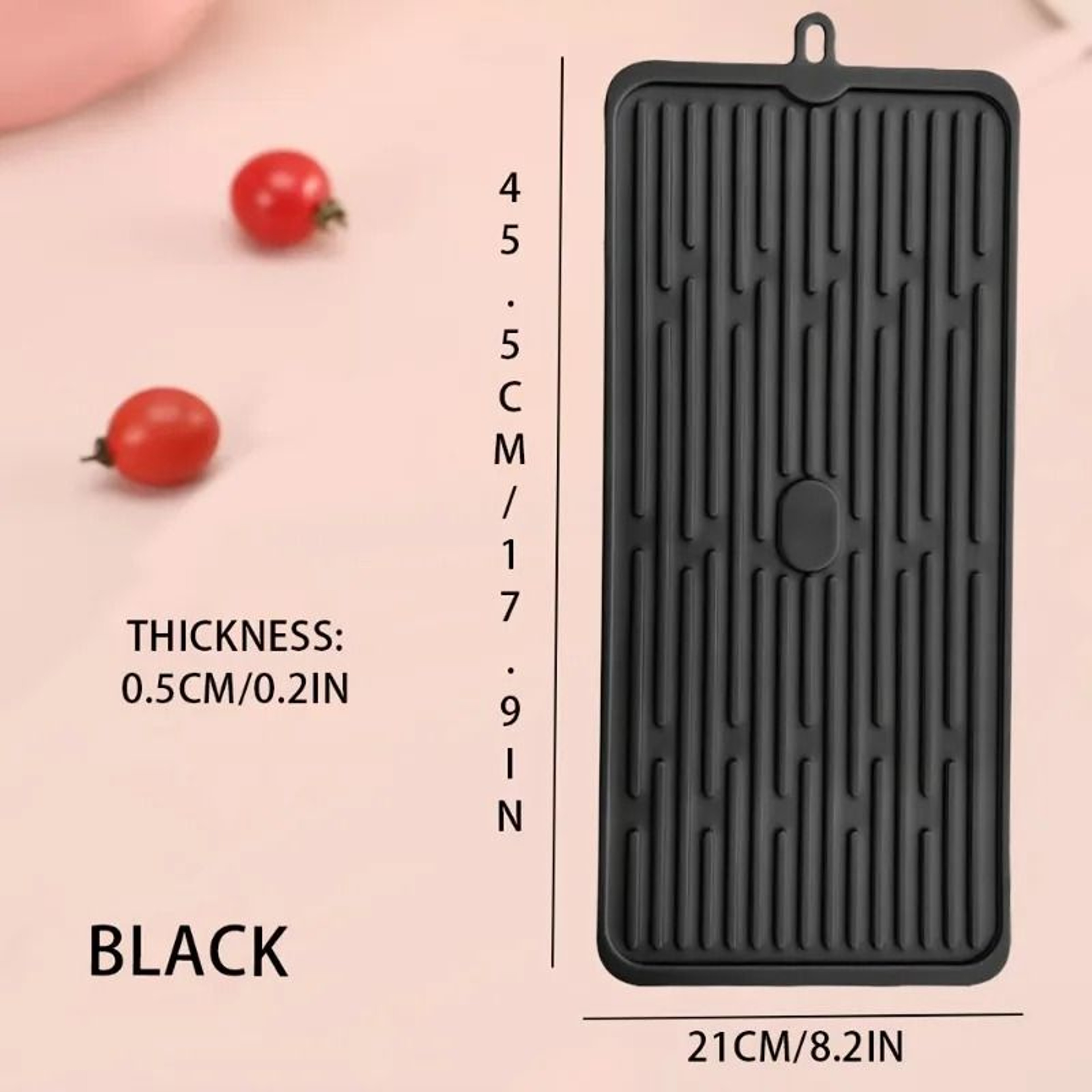 Silicone RollUp Dish Drying Mat 8