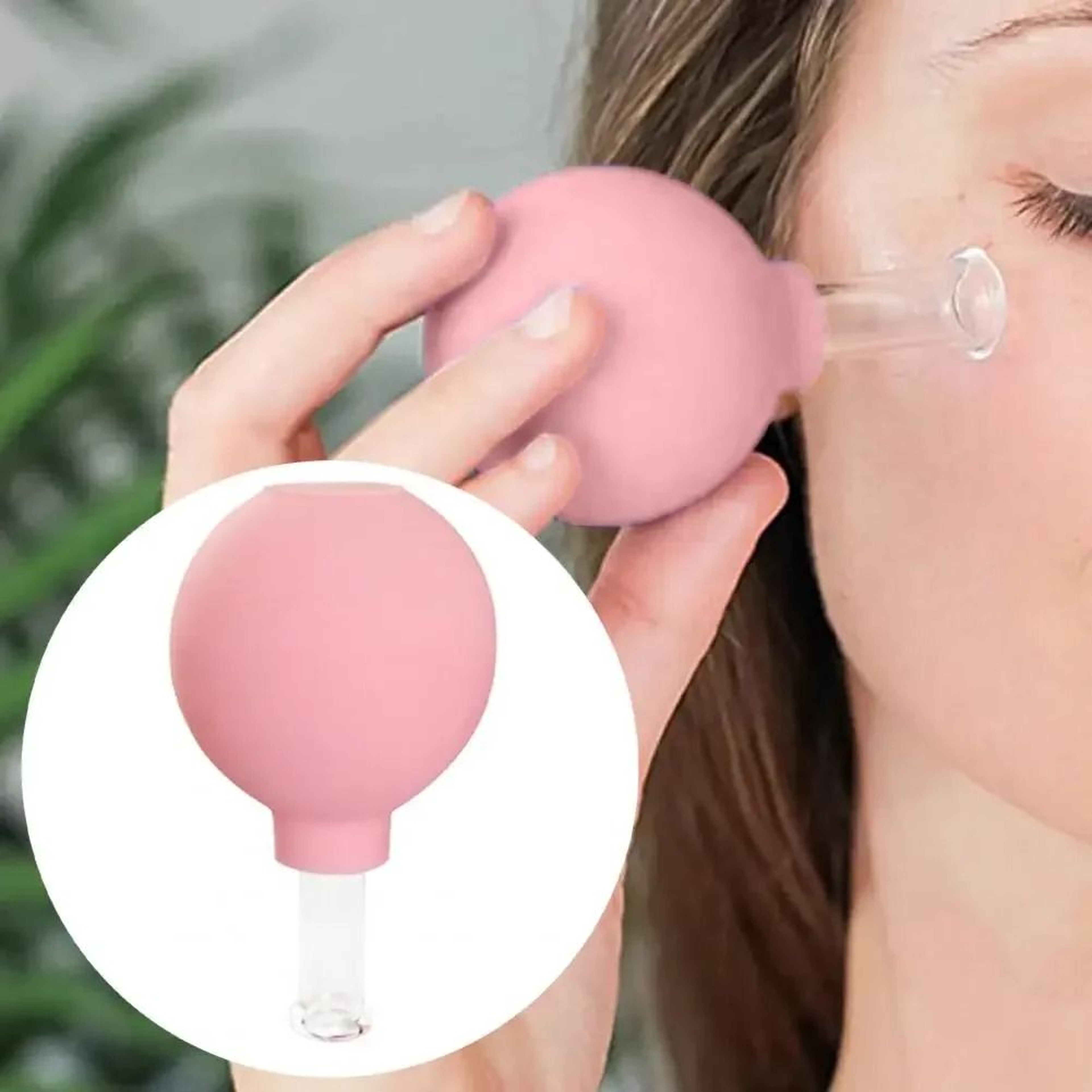 Vacuum Cupping Glass Jar Facial  Body Massager 1
