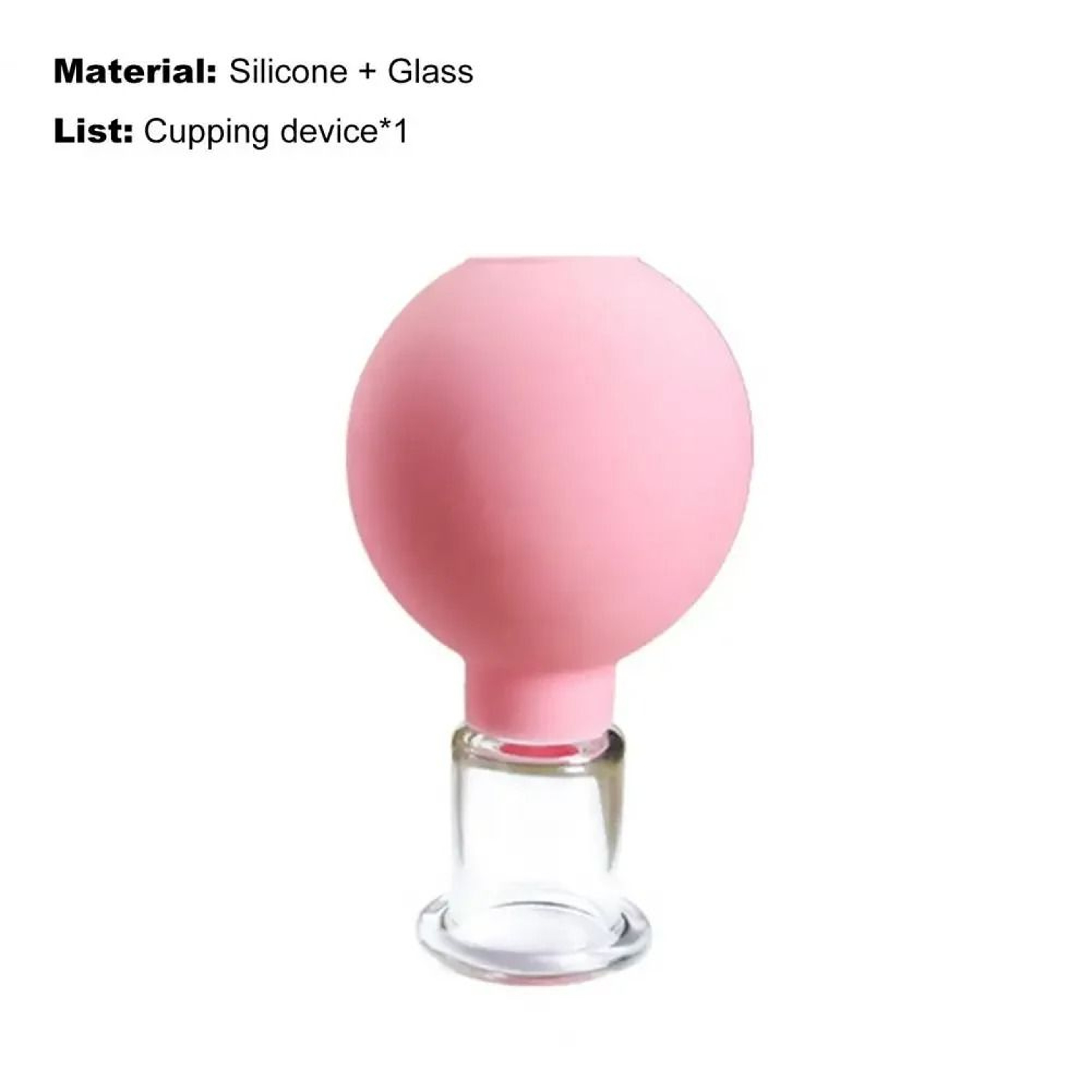 Vacuum Cupping Glass Jar Facial  Body Massager 5
