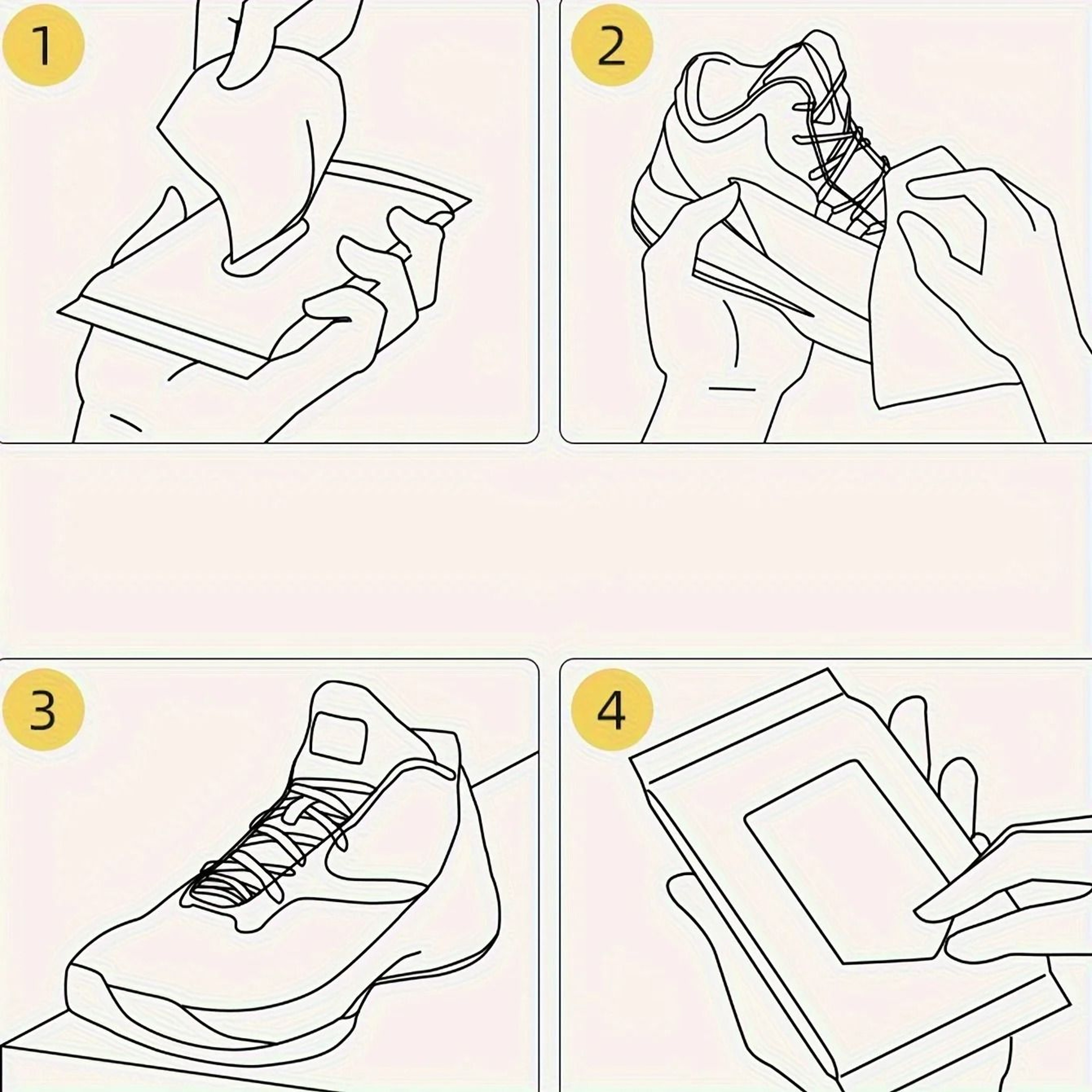 80pcs Disposable Shoe Cleaning Wipes 5