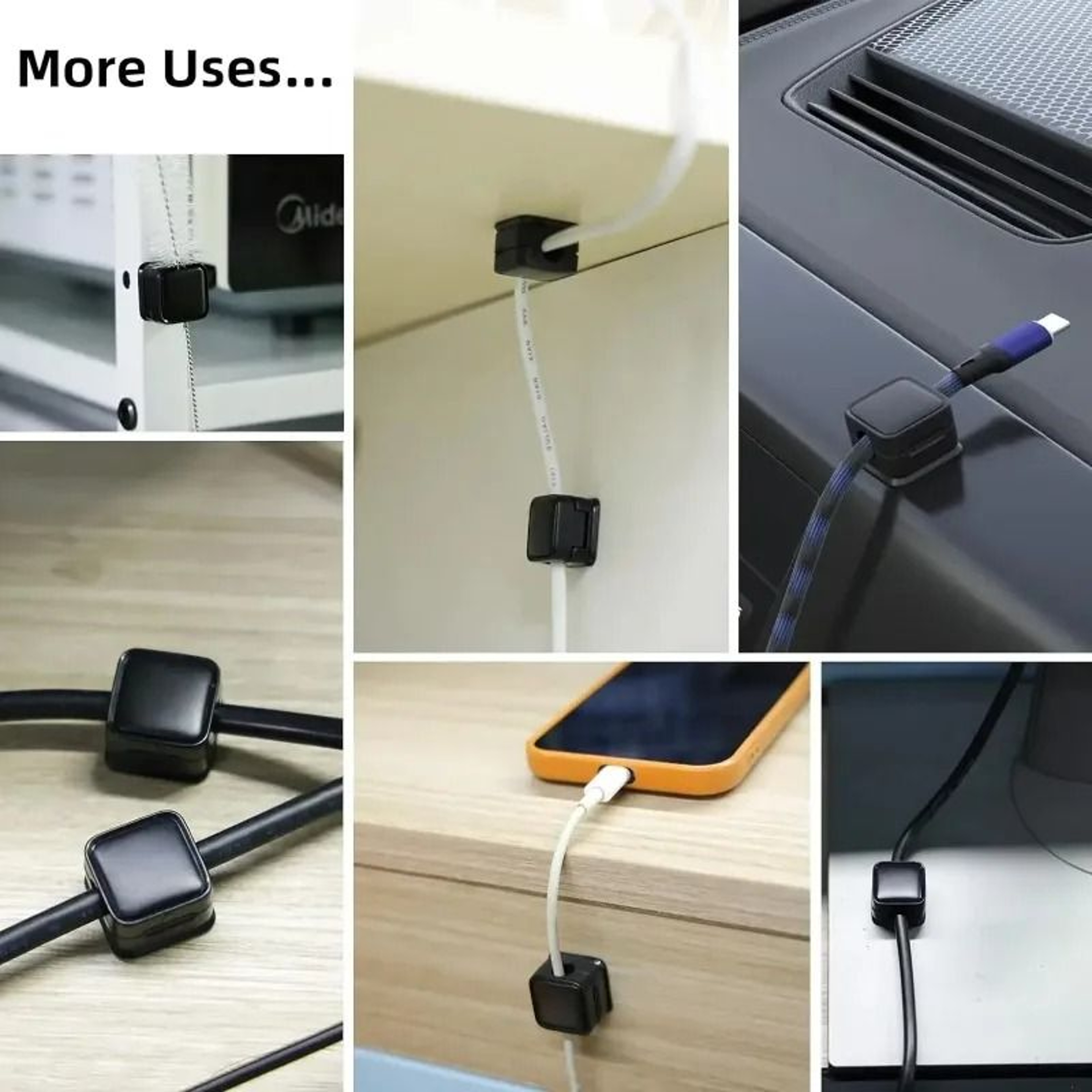 6PCS Magnetic Silicone Cable Organizer Set 5