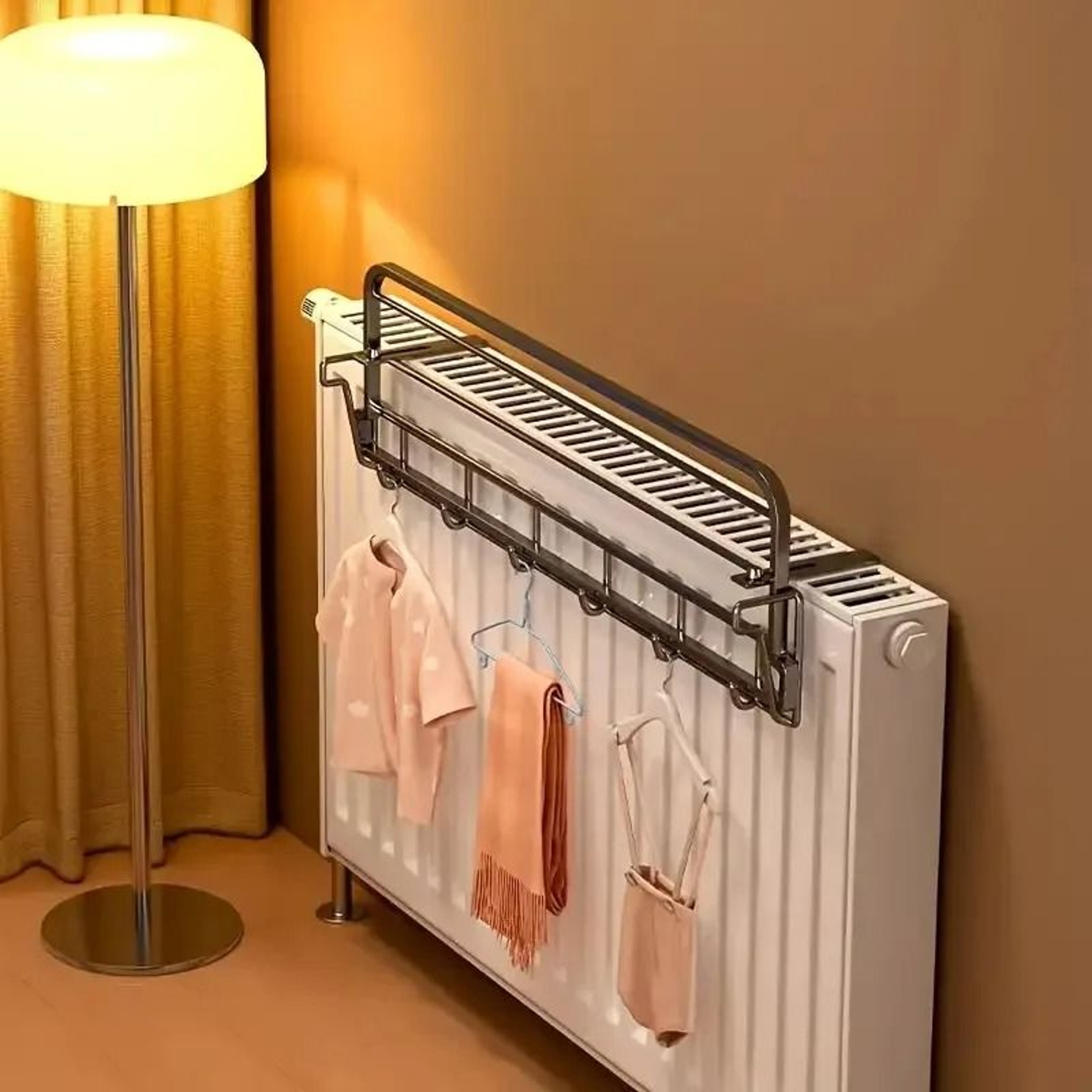 HeavyDuty WallMounted Radiator Rack 3