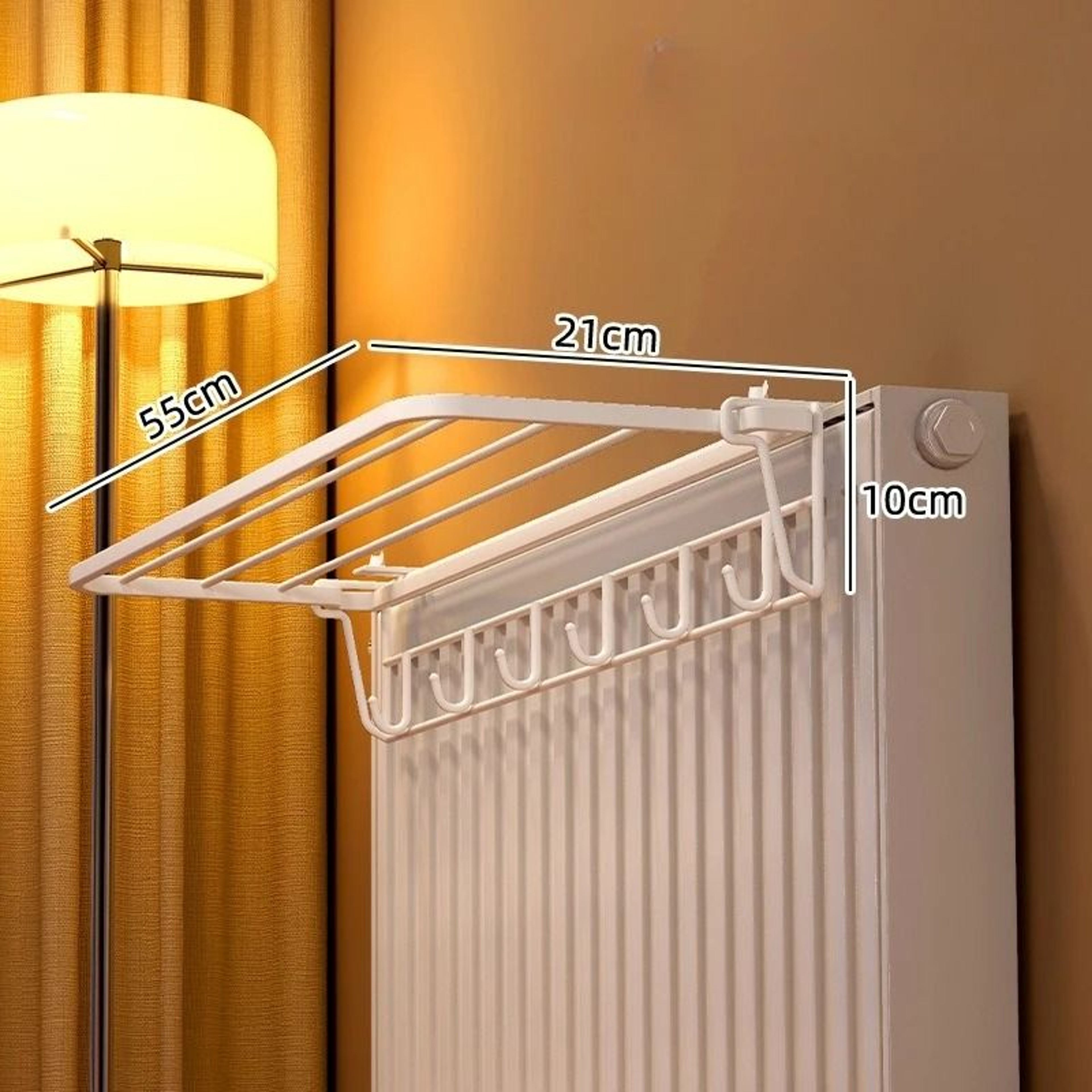 HeavyDuty WallMounted Radiator Rack 7