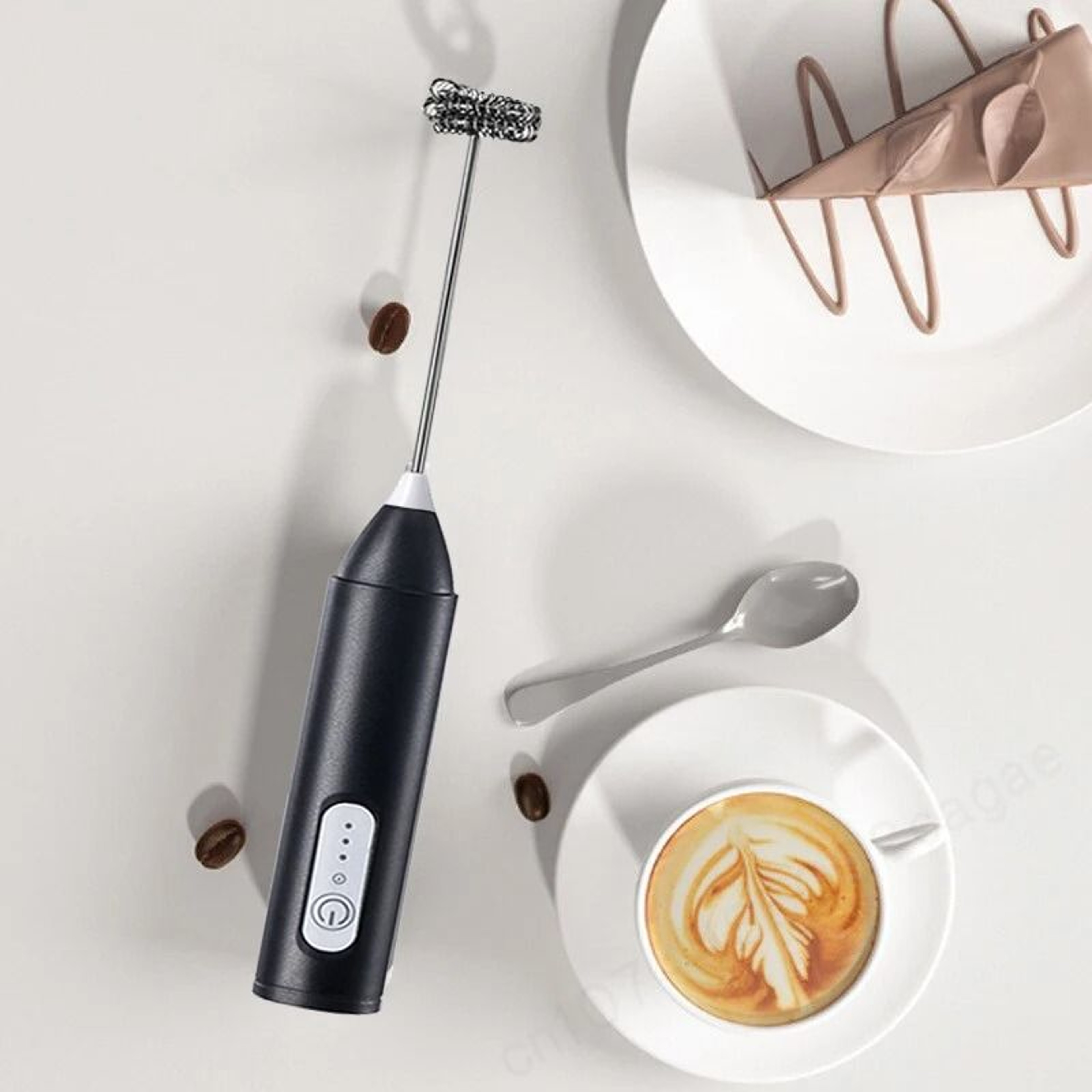 Wireless Handheld Electric Milk Frother 1