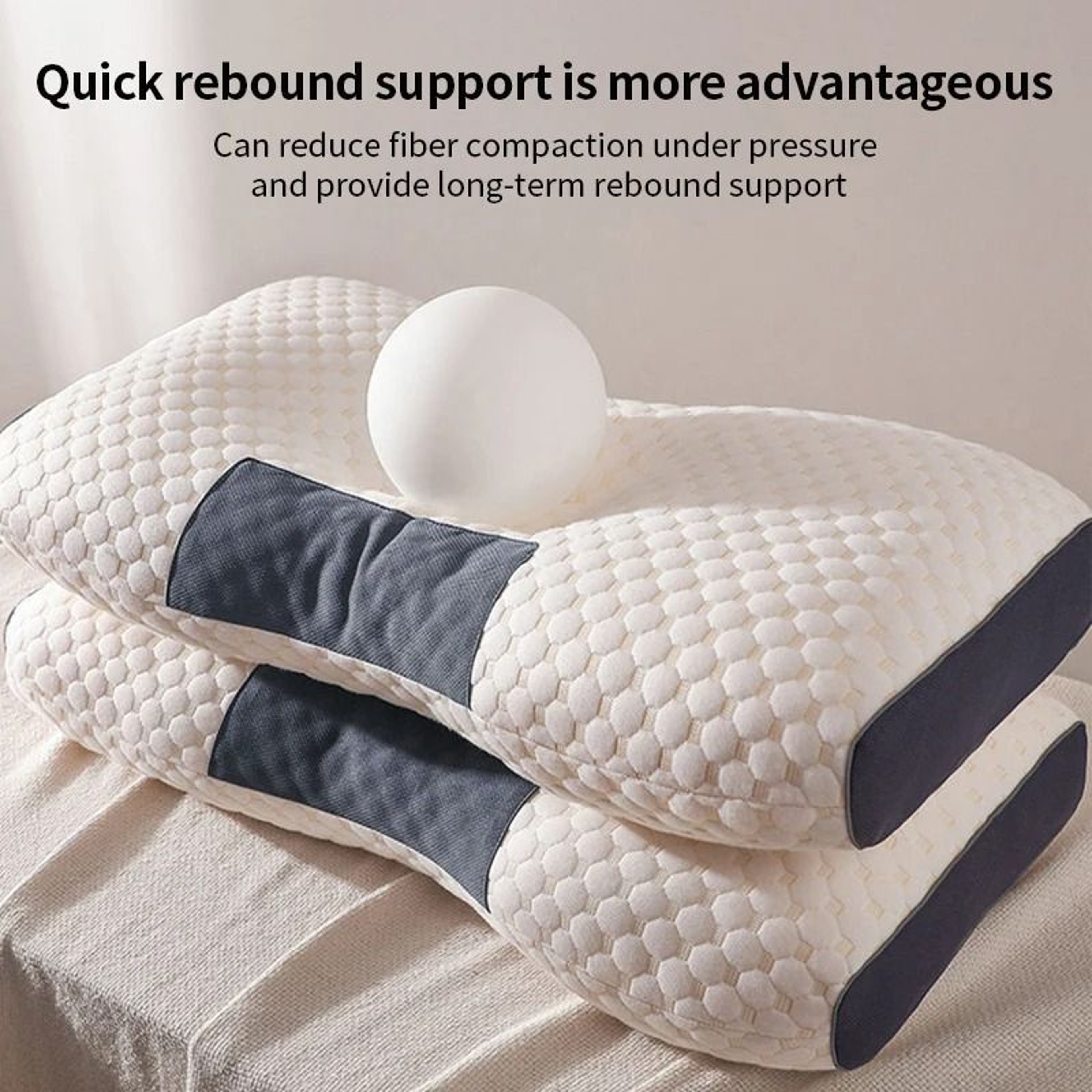 Cervical Orthopedic Soybean Fiber SPA Pillow 3