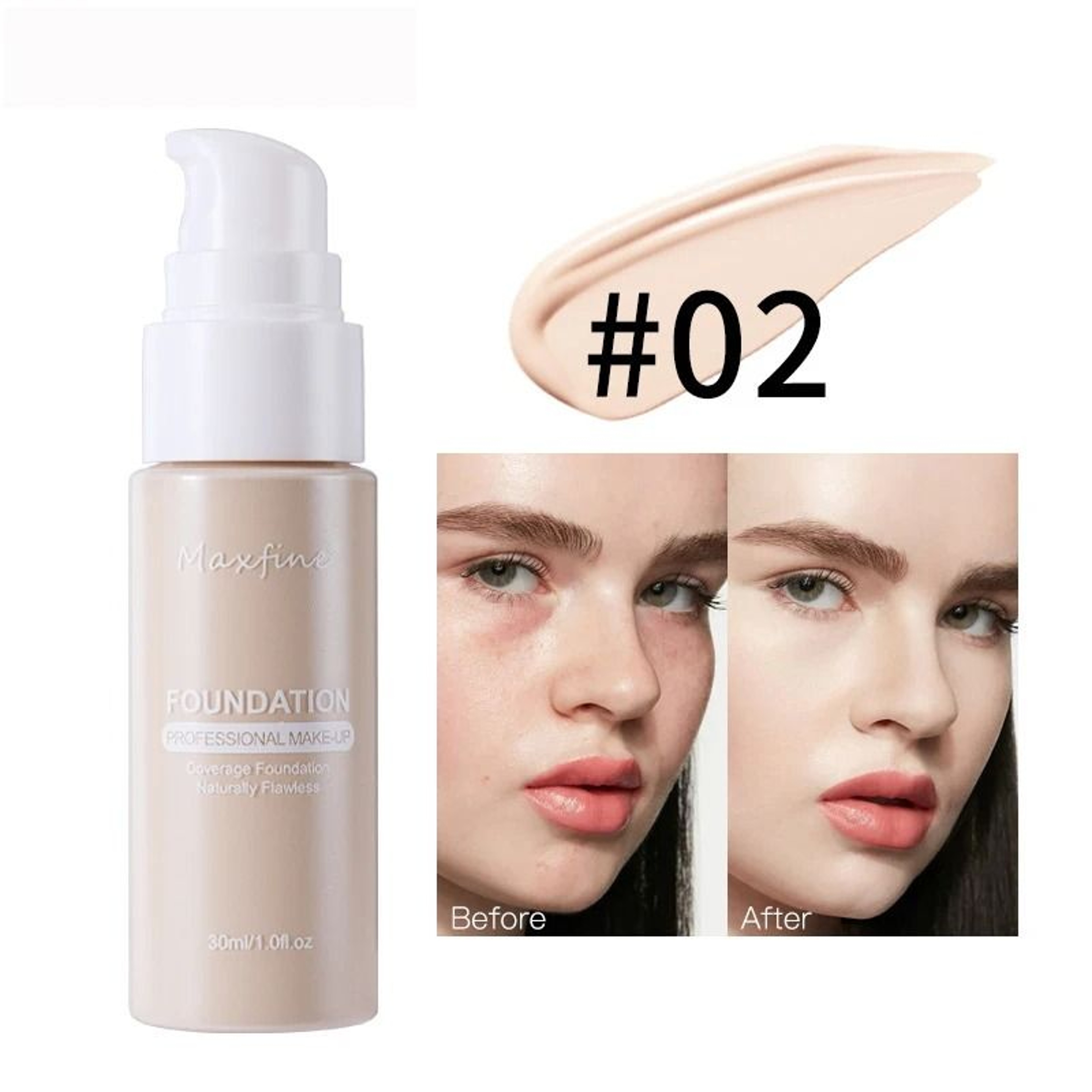 Liquid Foundation Effective Concealer Professional Cosmetics 6