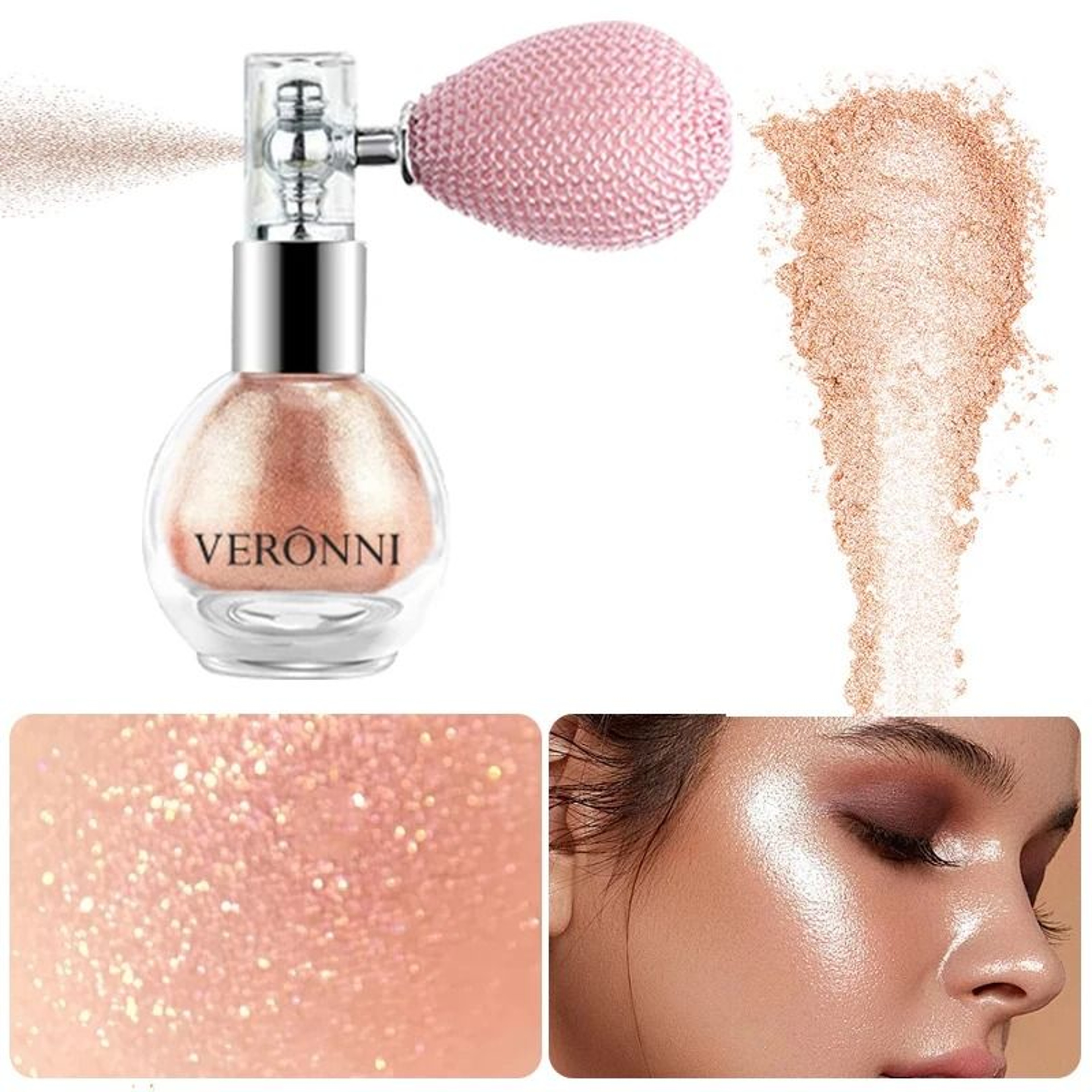 6Color Diamond Highlighter Powder Spray 10
