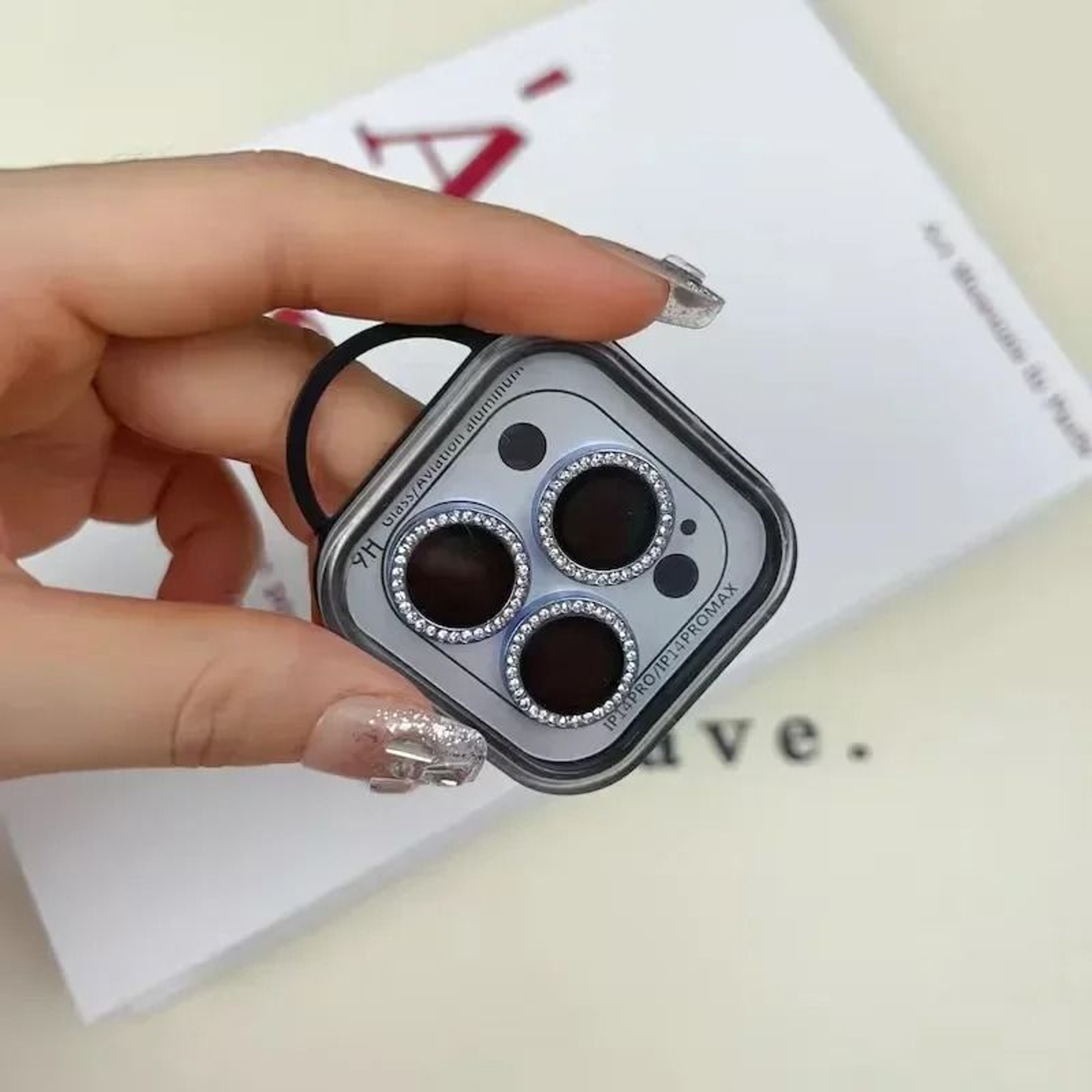 Glitter Diamond Camera Lens Protector Ring For IPhone 16 15 14 13 Pro Max 8