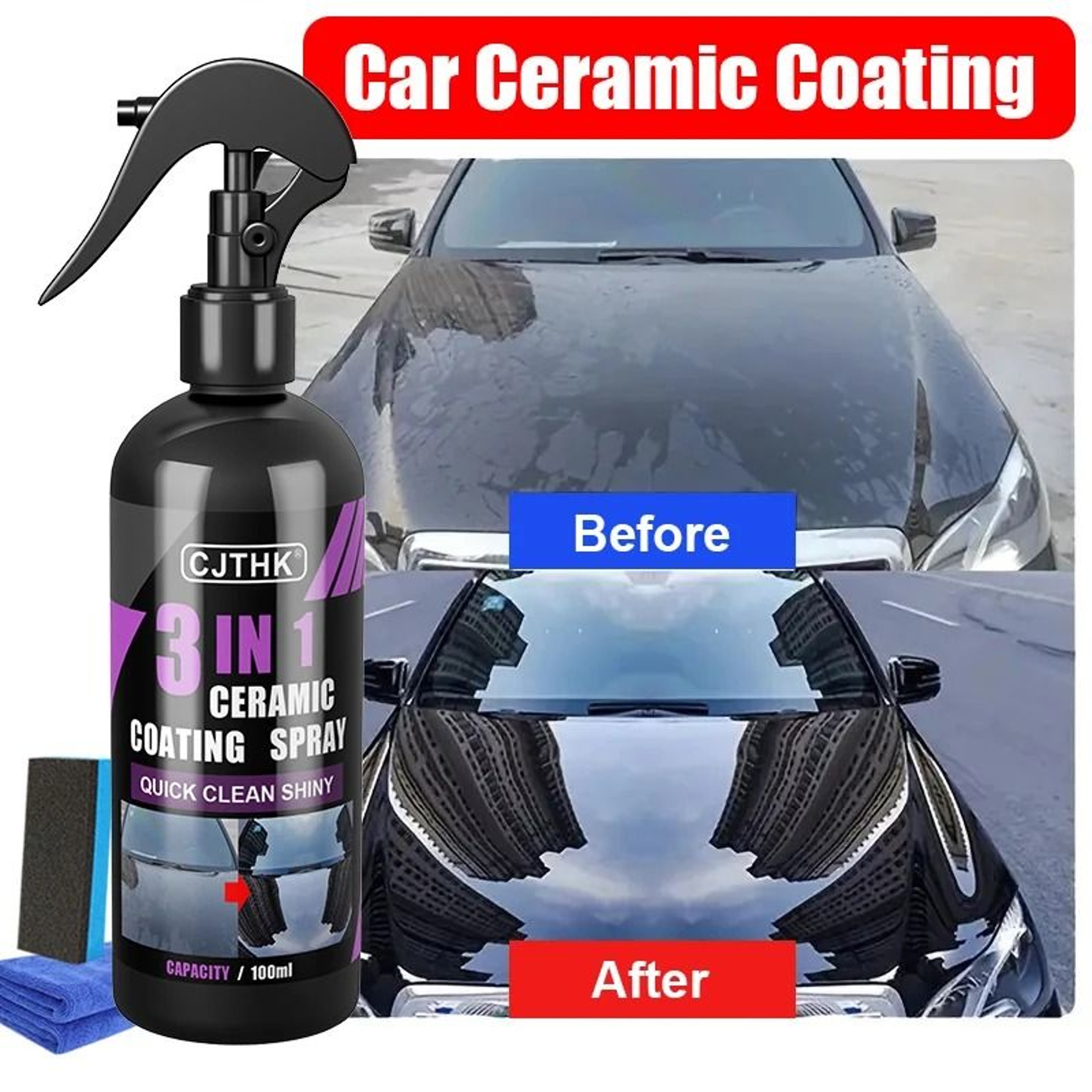 Car Ceramic Nano Coating Liquid Hydrophobic Paint Protection Agent 0