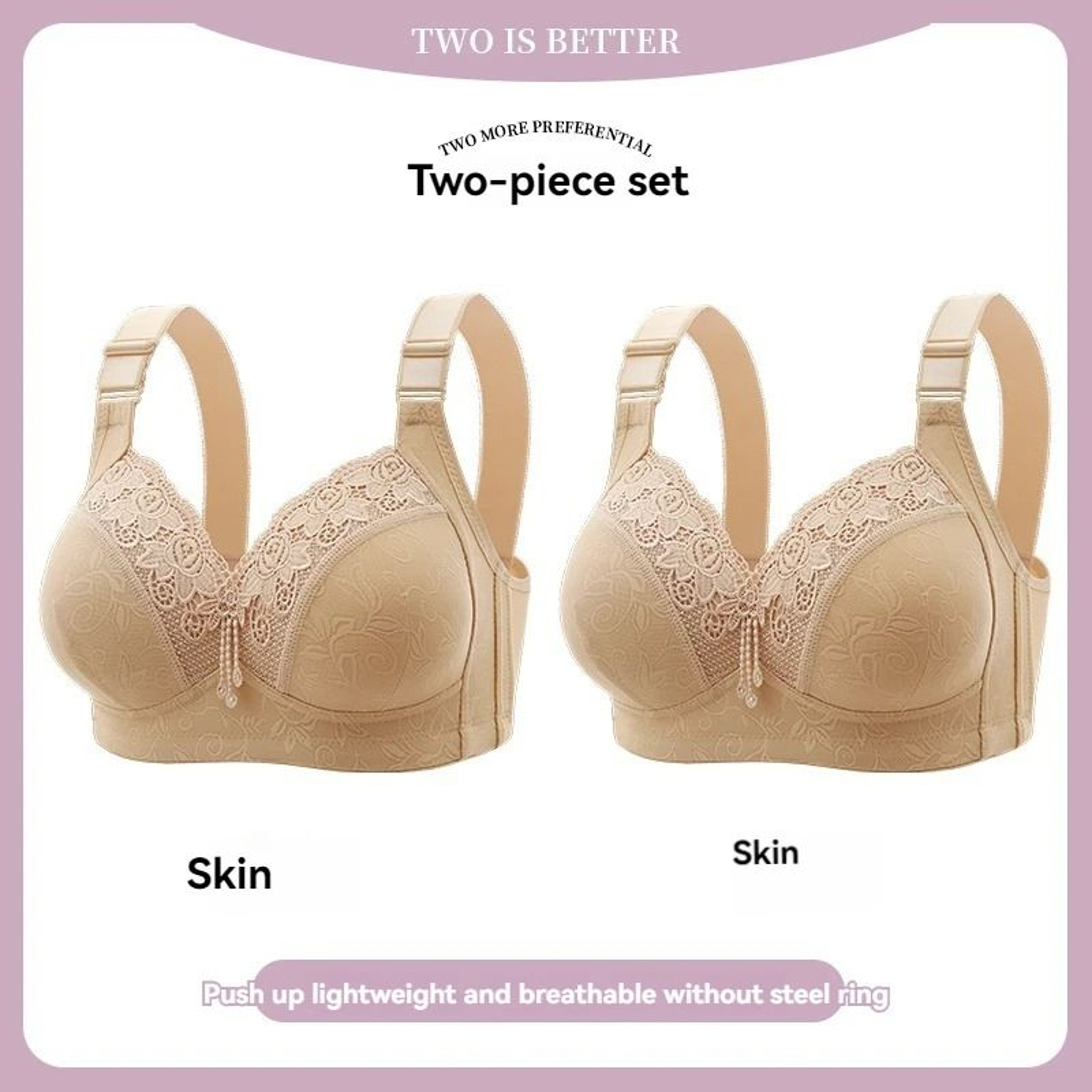 Womens UltraThin Lace Perspective Bralette  Elegant Deep V Lingerie 12