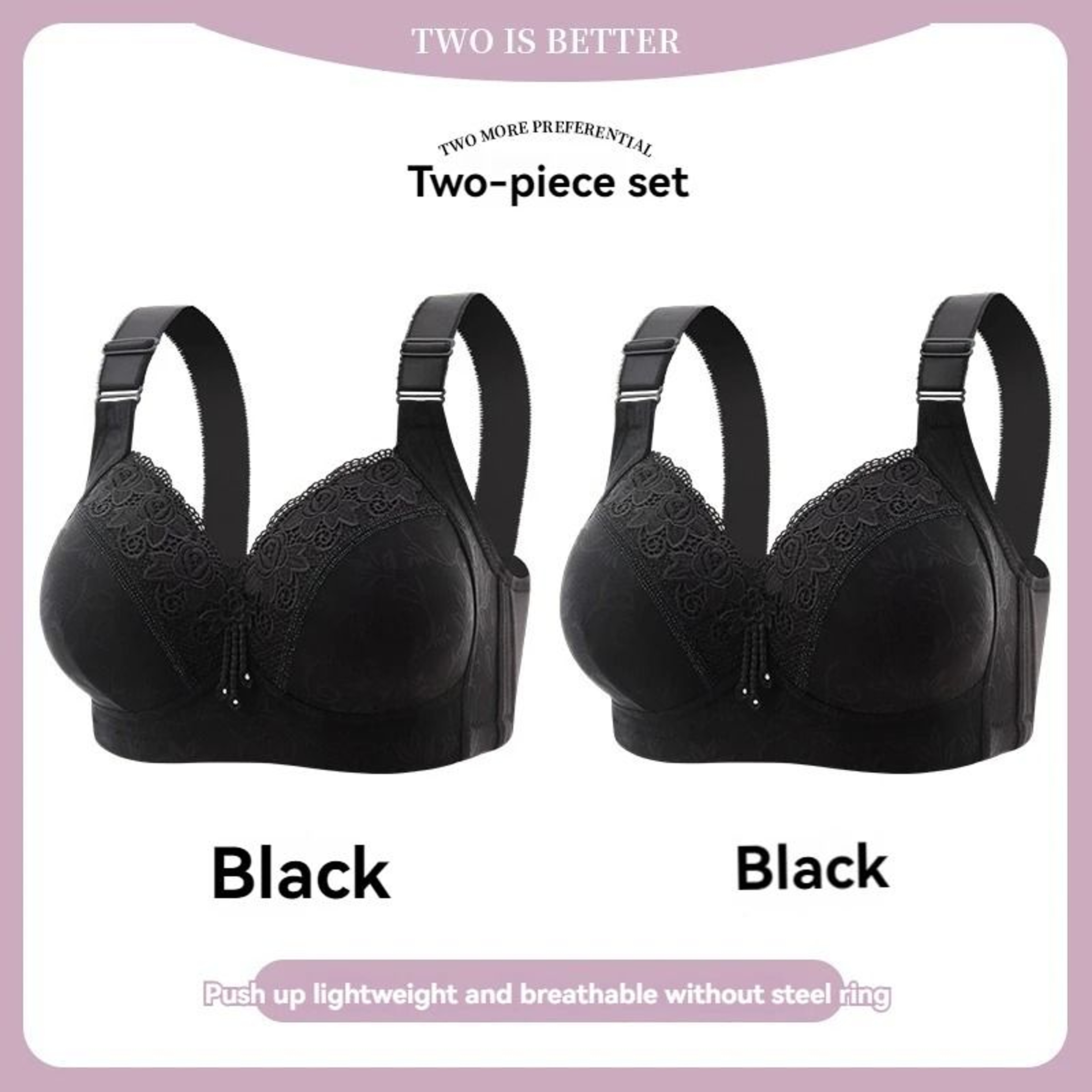 Womens UltraThin Lace Perspective Bralette  Elegant Deep V Lingerie 15
