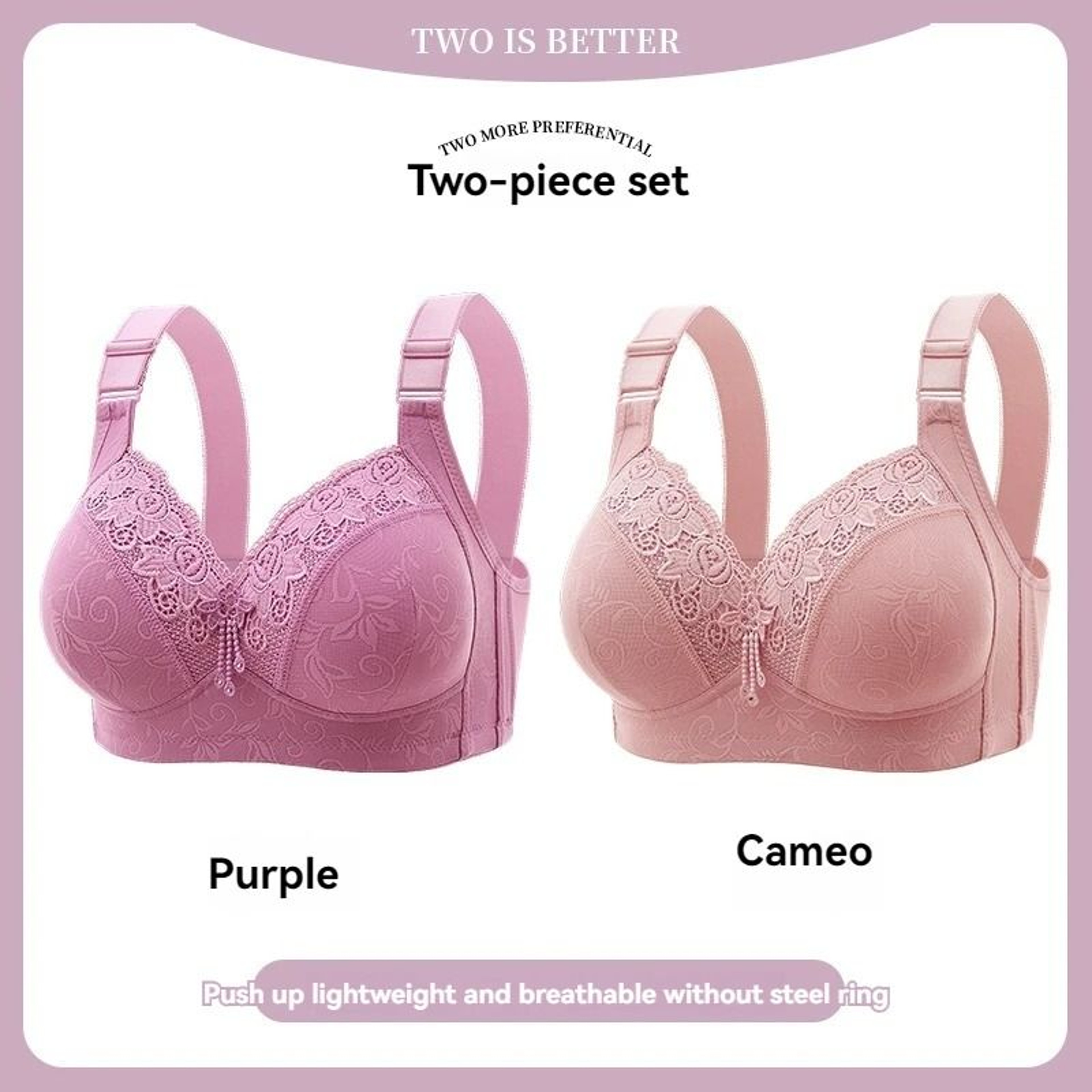 Womens UltraThin Lace Perspective Bralette  Elegant Deep V Lingerie 25