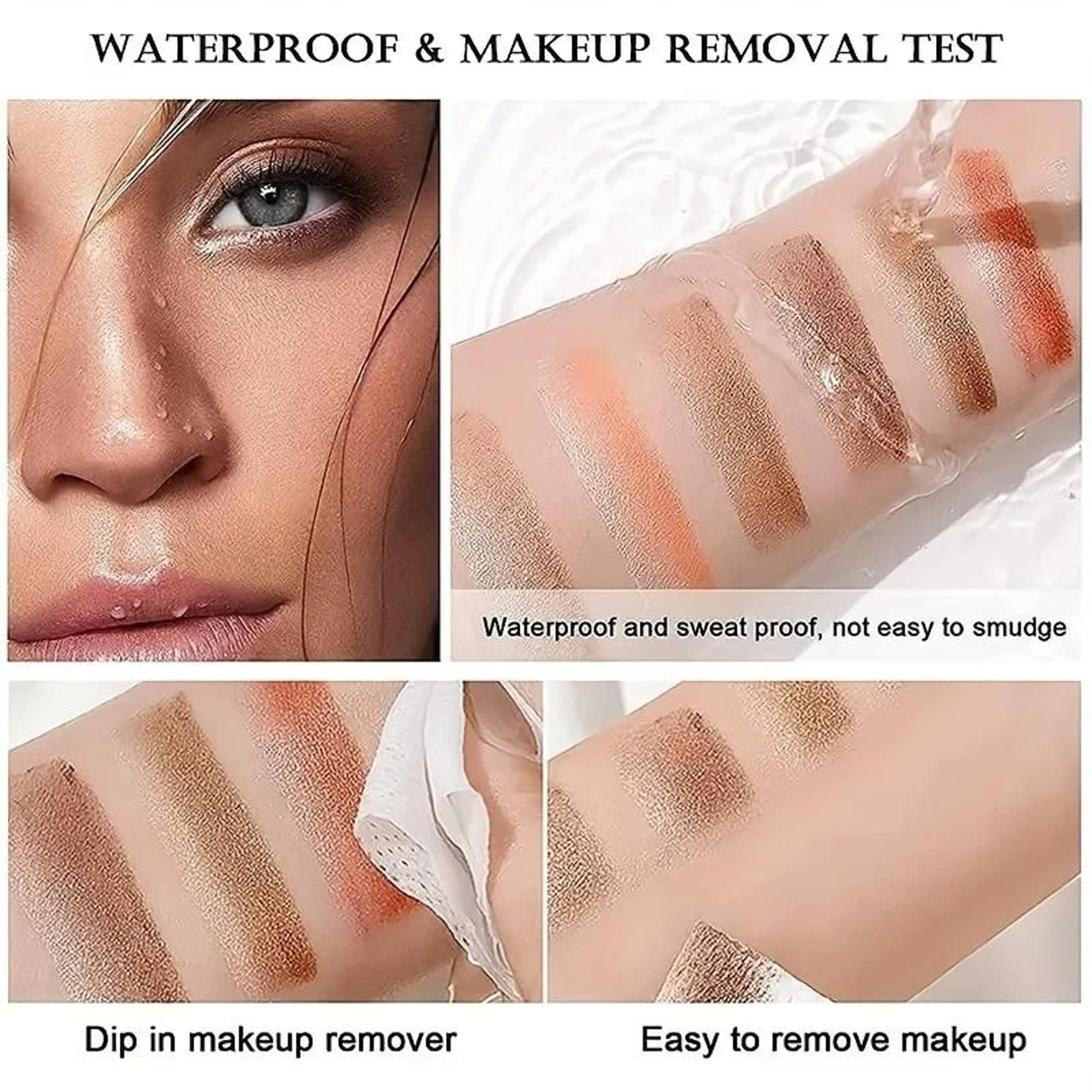 TwoColor Gradient Eyeshadow Stick  ThreeDimensional  LongLasting 4