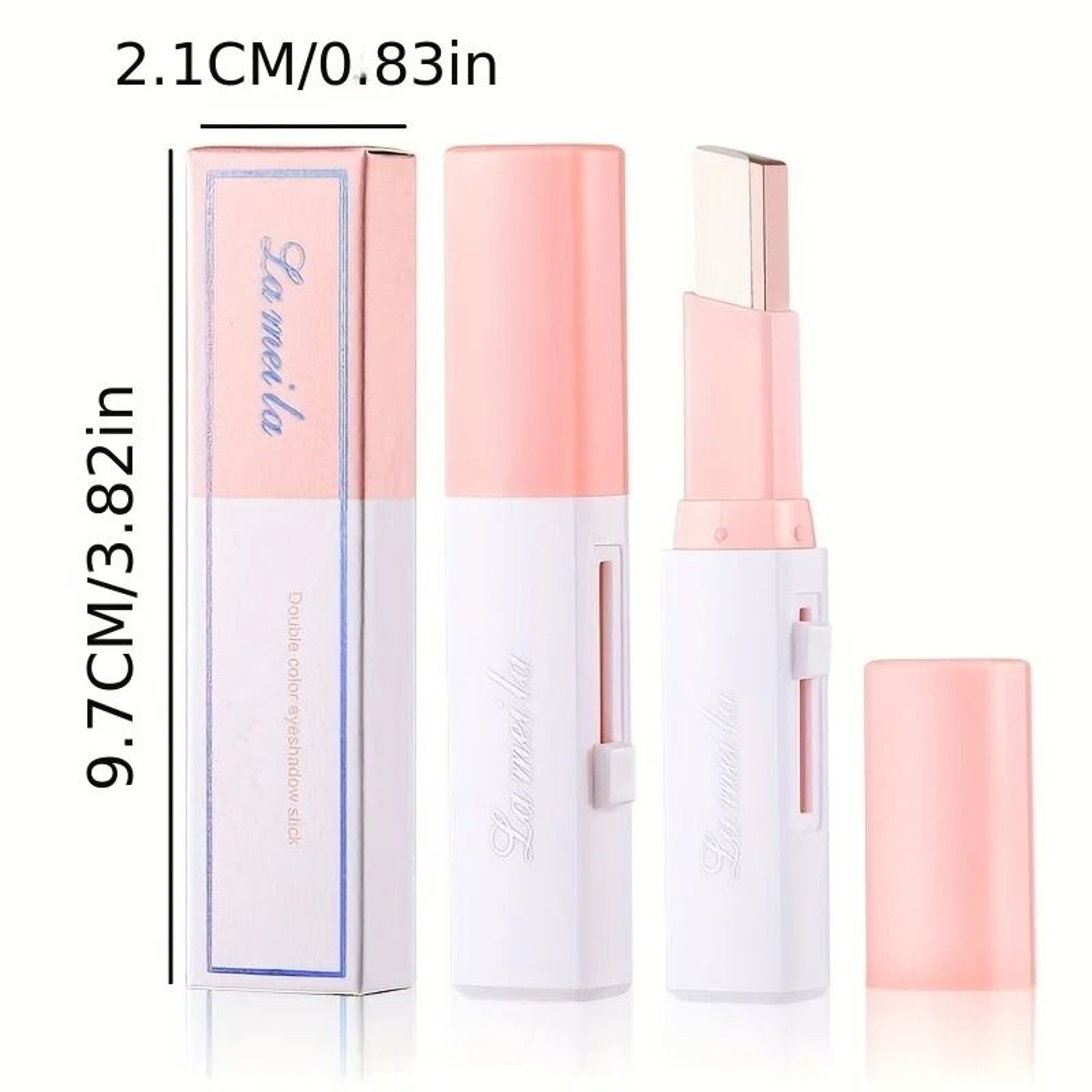 TwoColor Gradient Eyeshadow Stick  ThreeDimensional  LongLasting 5