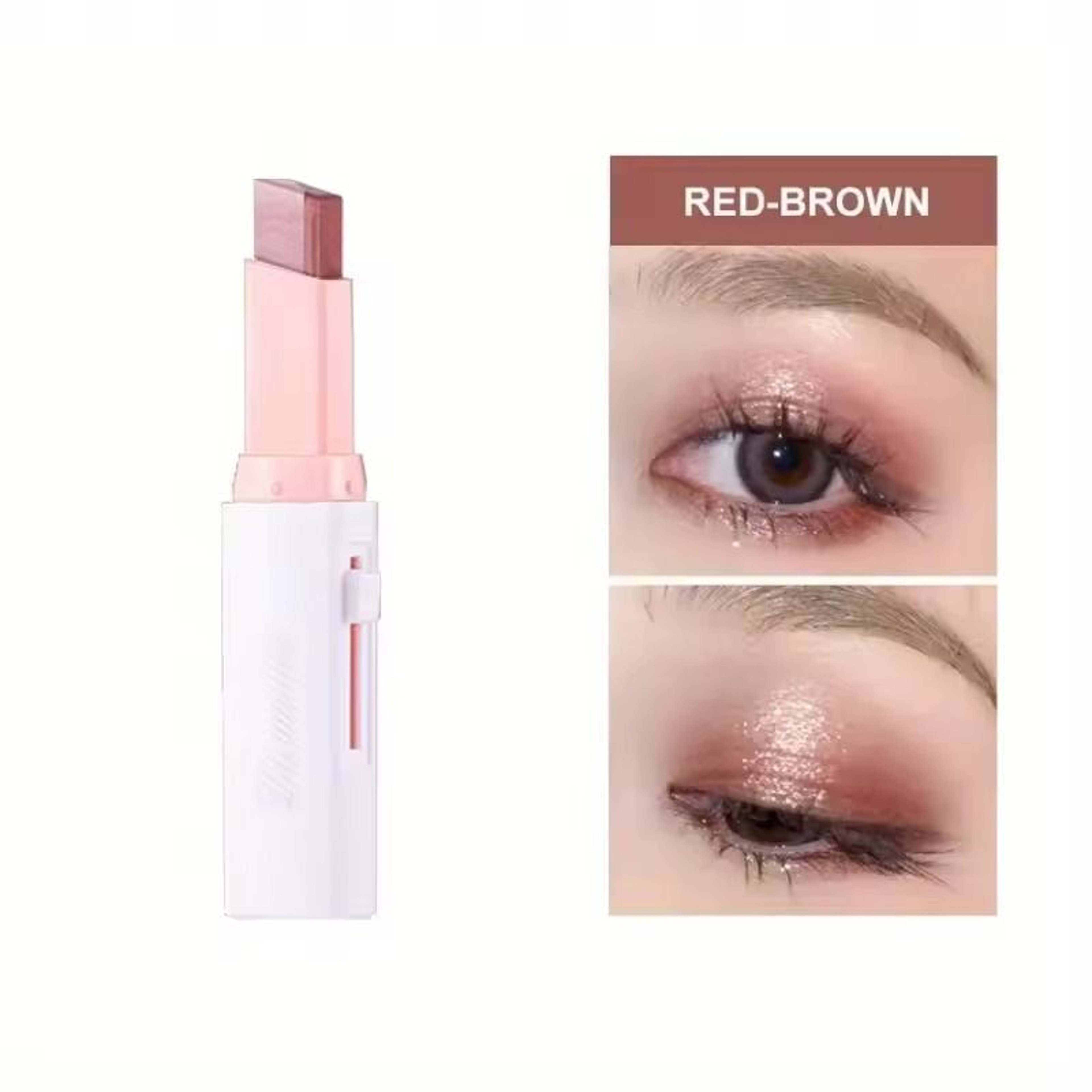 TwoColor Gradient Eyeshadow Stick  ThreeDimensional  LongLasting 6