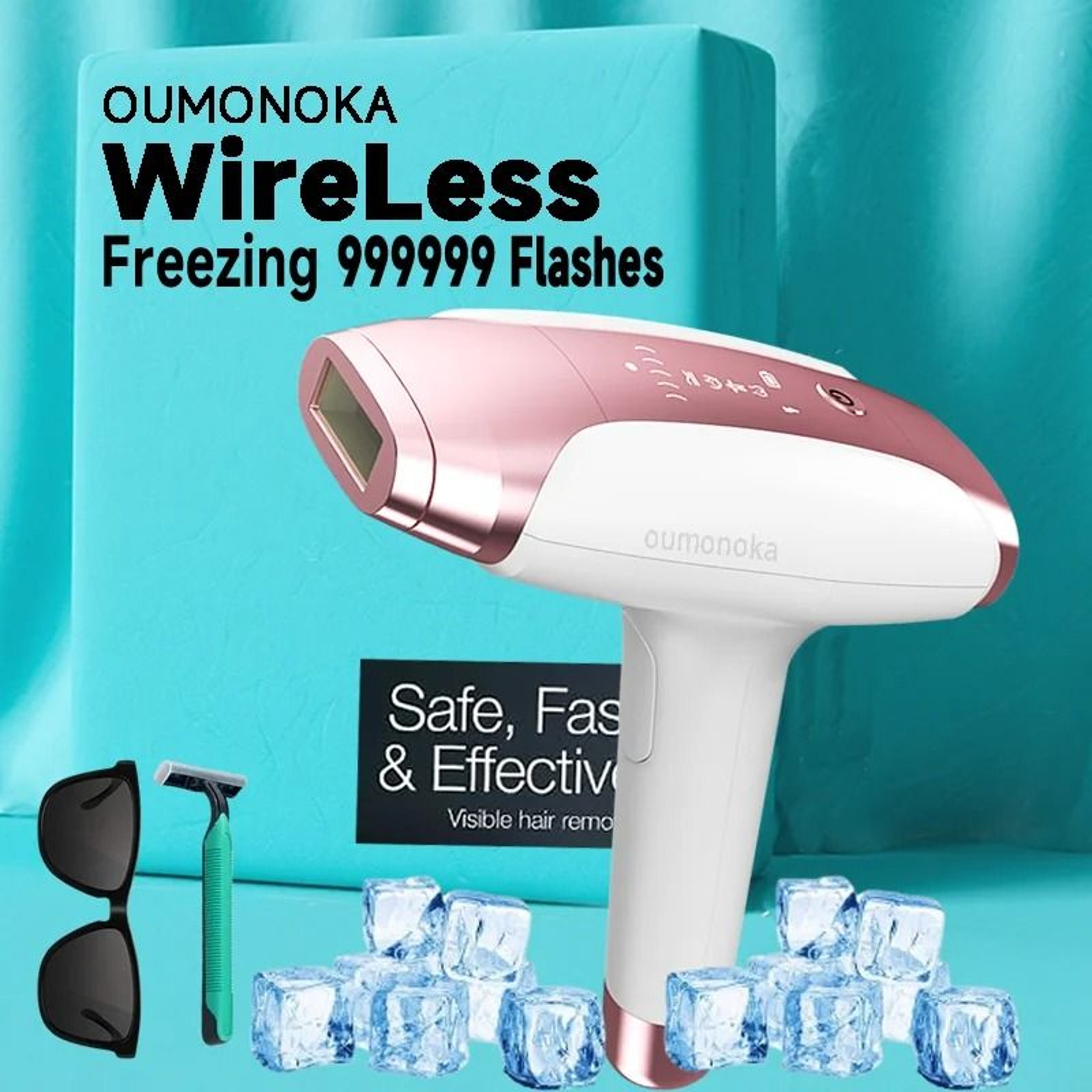 Permanent IPL Laser Hair Removal System  Professional AtHome Epilator 12