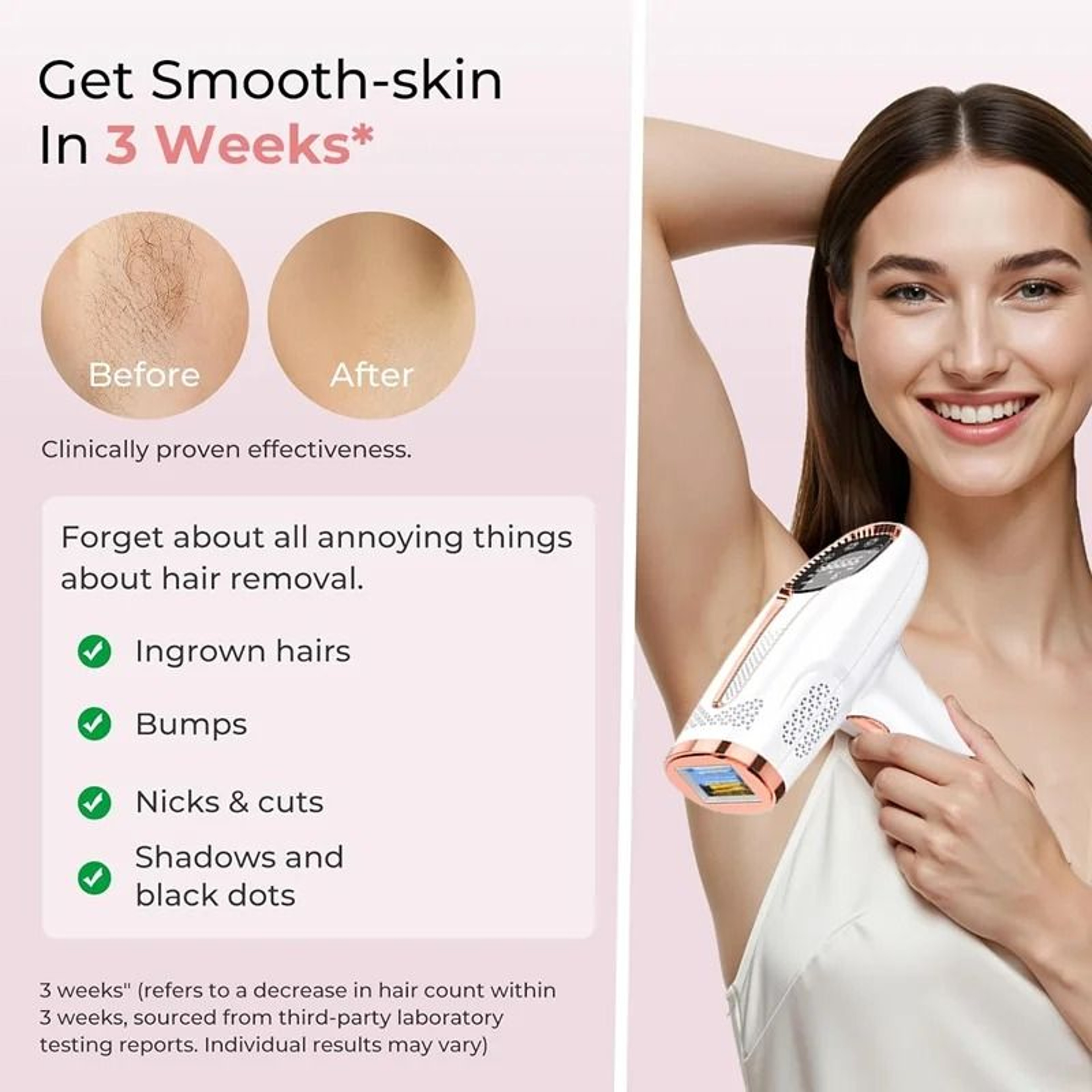 Permanent IPL Laser Hair Removal System  Professional AtHome Epilator 2