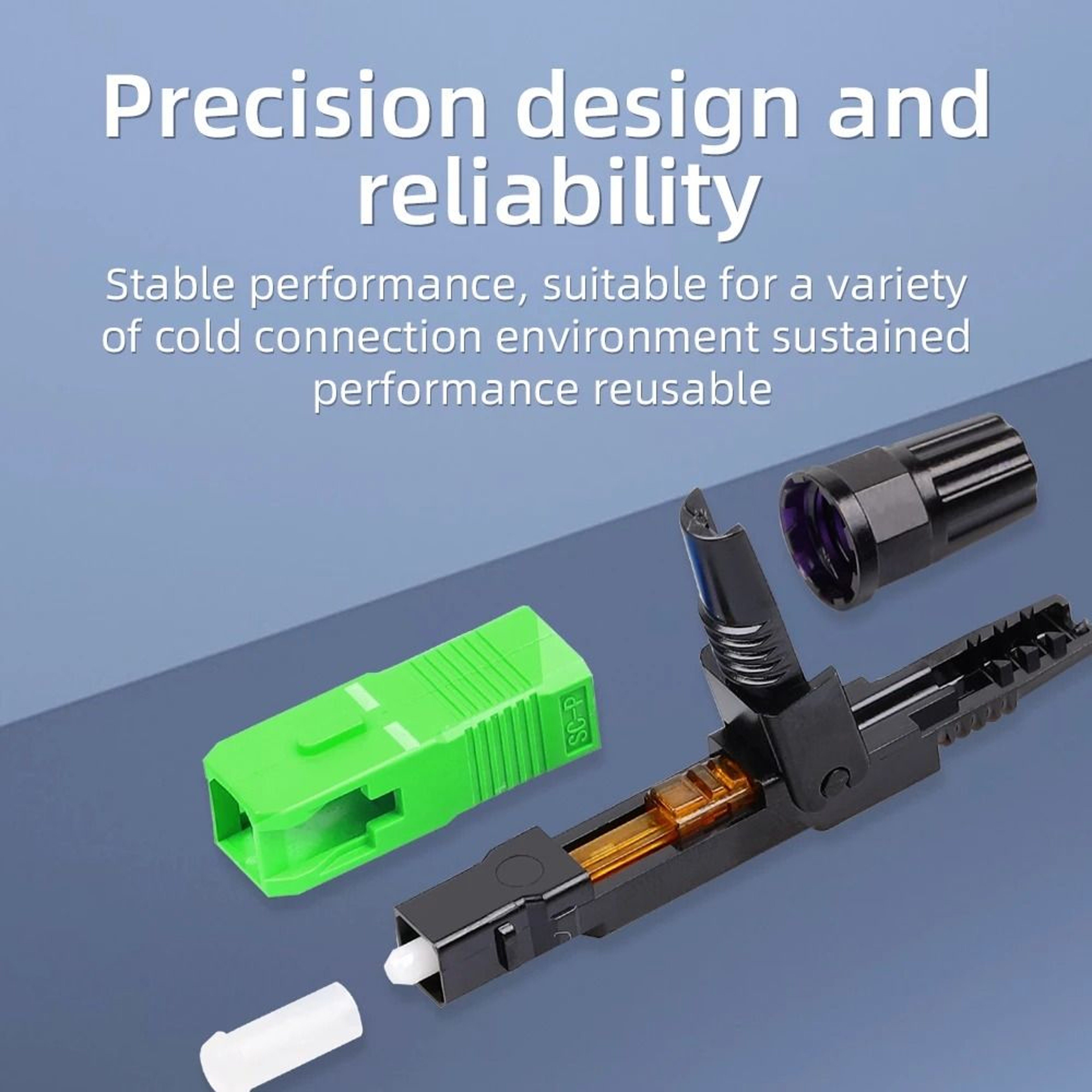 SIGS Professional Fiber Optic Quick Connectors  SCAPC FTTH Cold Splicer 2