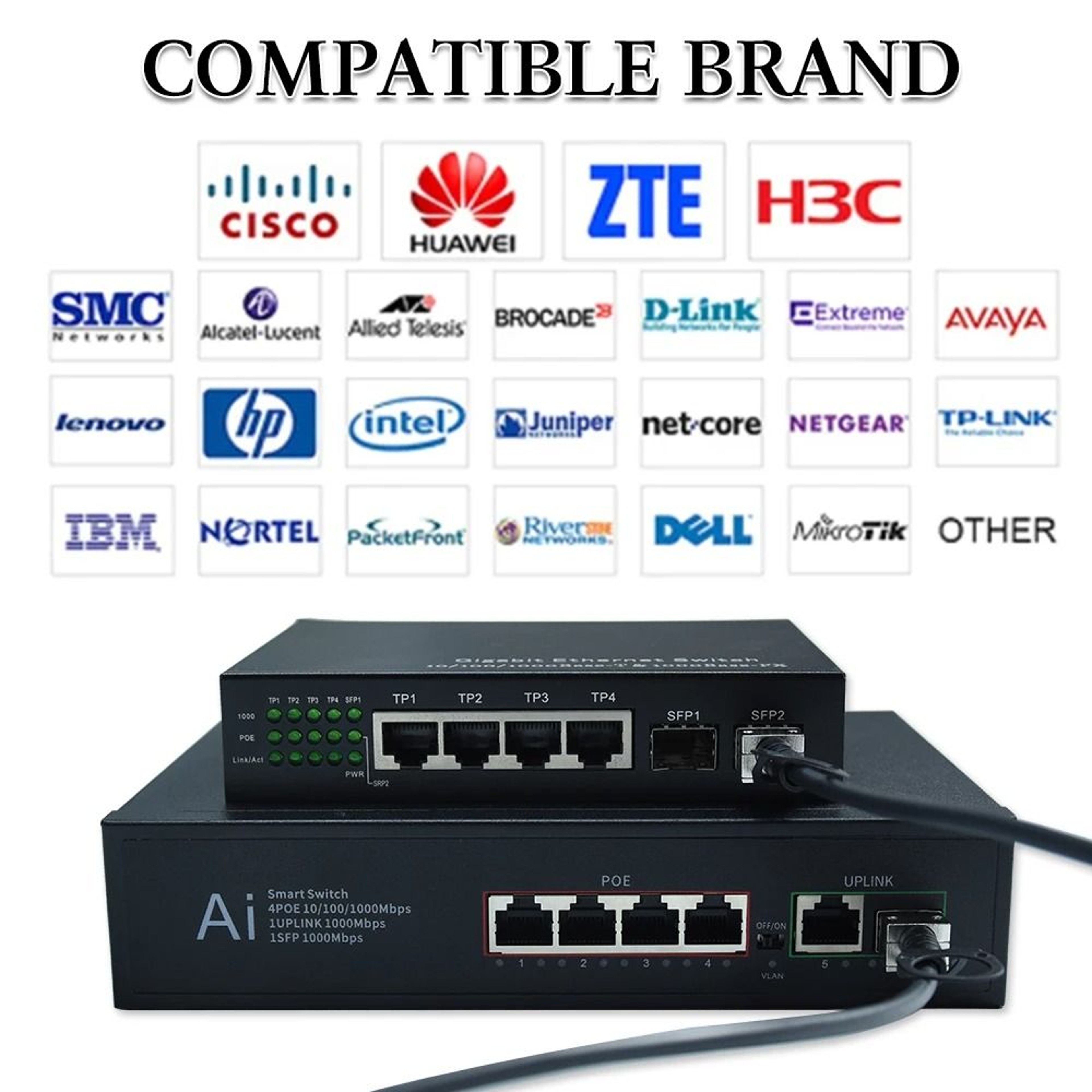 OPTFOCUS 10G SFP DAC Passive Twinax Cable  HighSpeed Network Interconnect 4