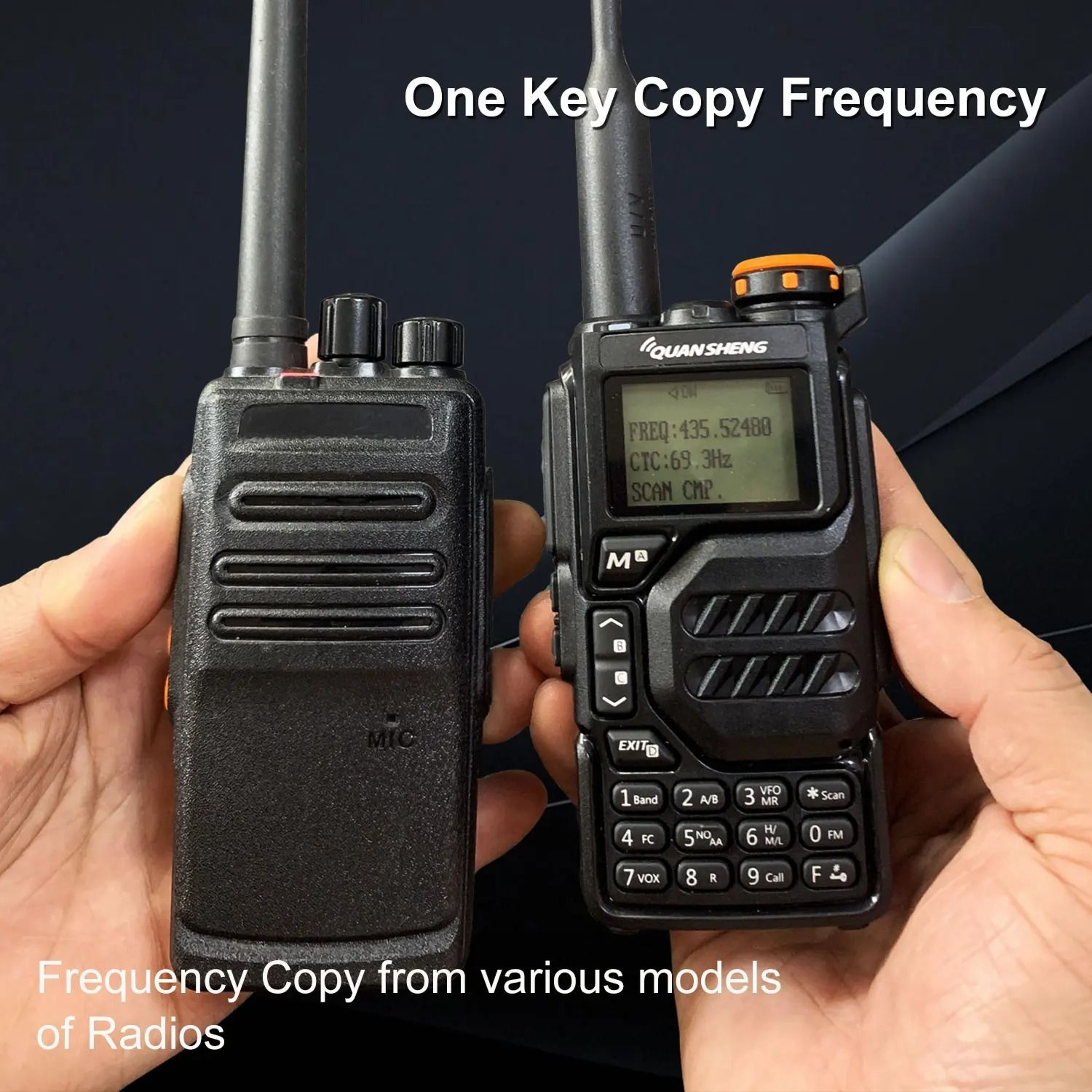 Quansheng UVK5 MultiBand Walkie Talkie  Professional 5W TwoWay Radio 5