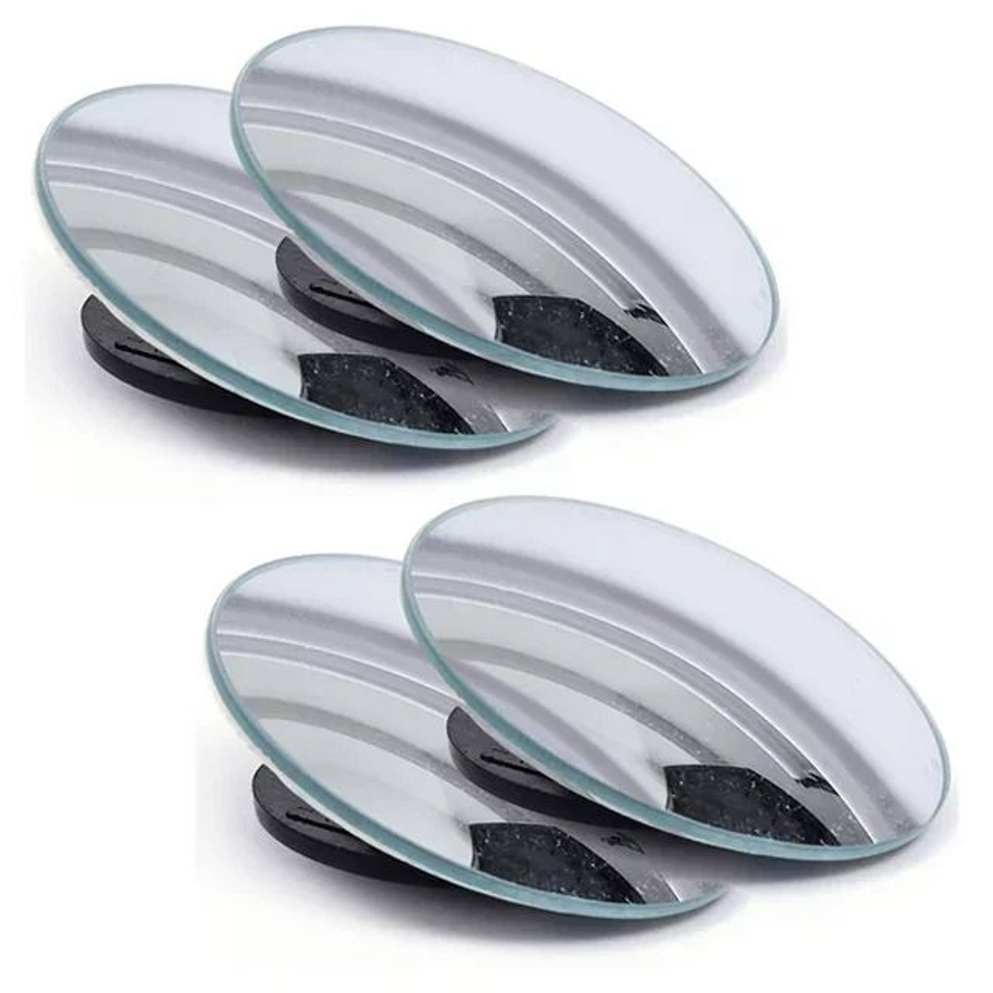 360 Adjustable Car Blind Spot Convex Mirrors  Auxiliary Safety Parking Set 8