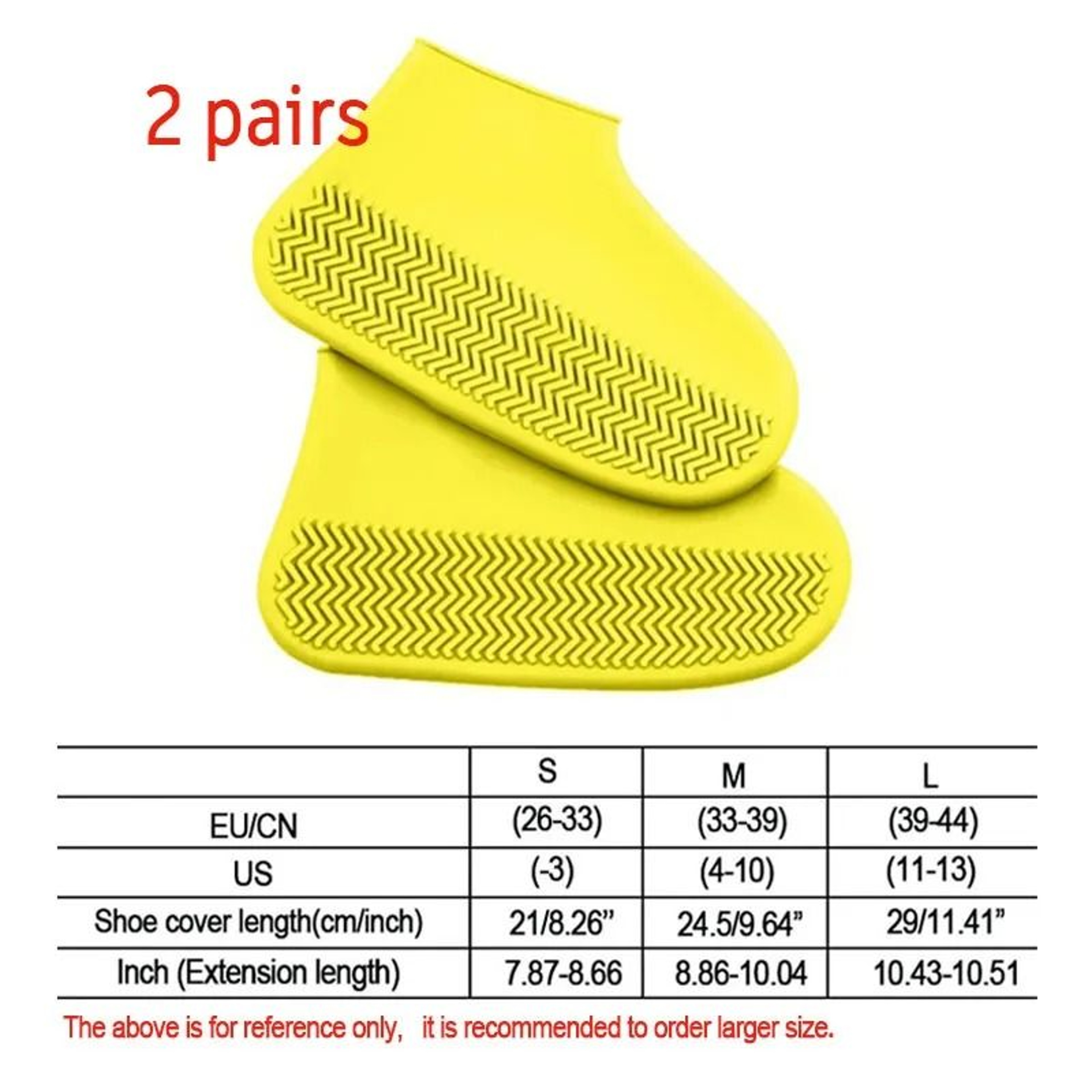 Waterproof NonSlip Silicone Rain Shoe Covers  Portable Reusable Outdoor Protection 12