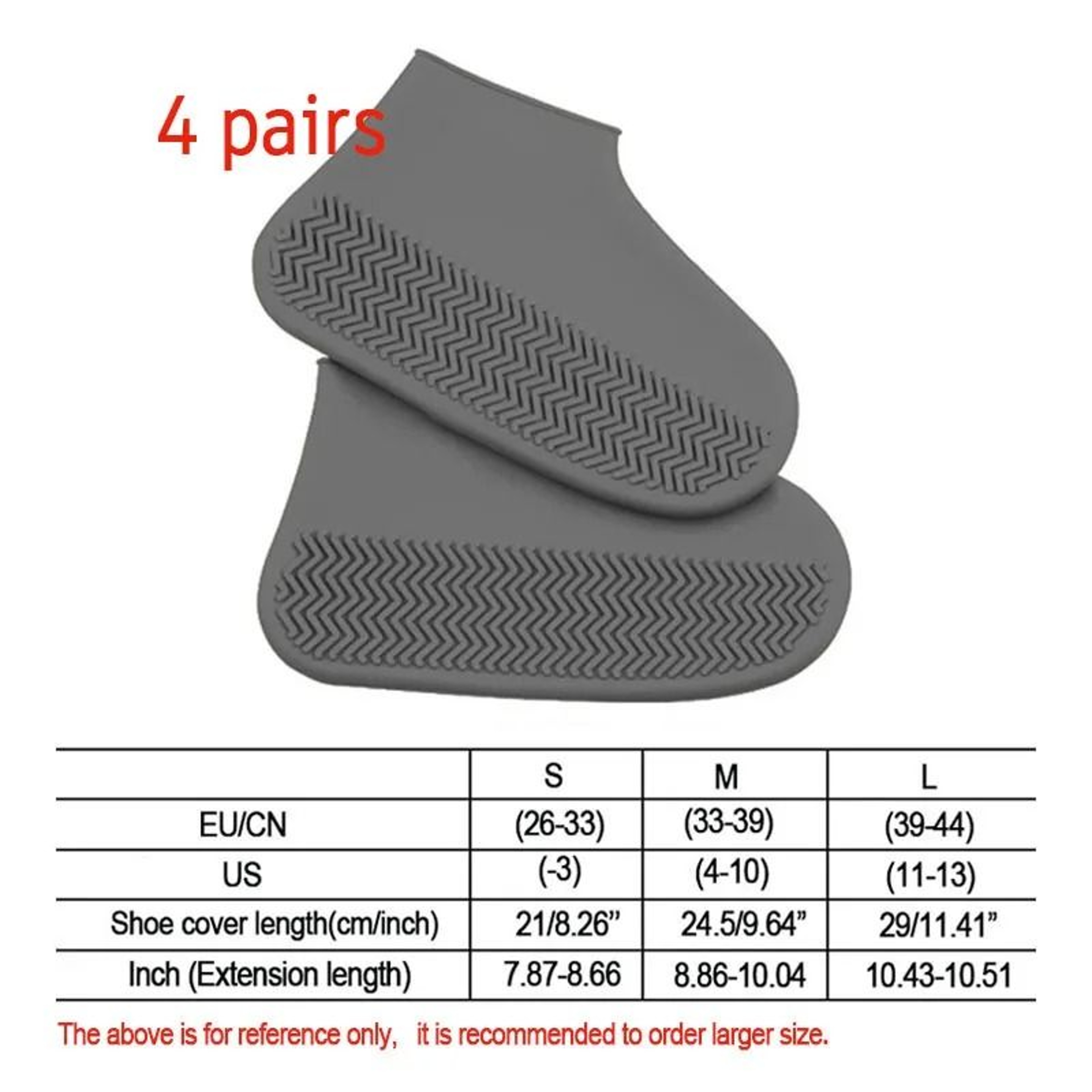 Waterproof Non-Slip Silicone Rain Shoe Covers – Portable Reusable Outdoor Protection – view 22