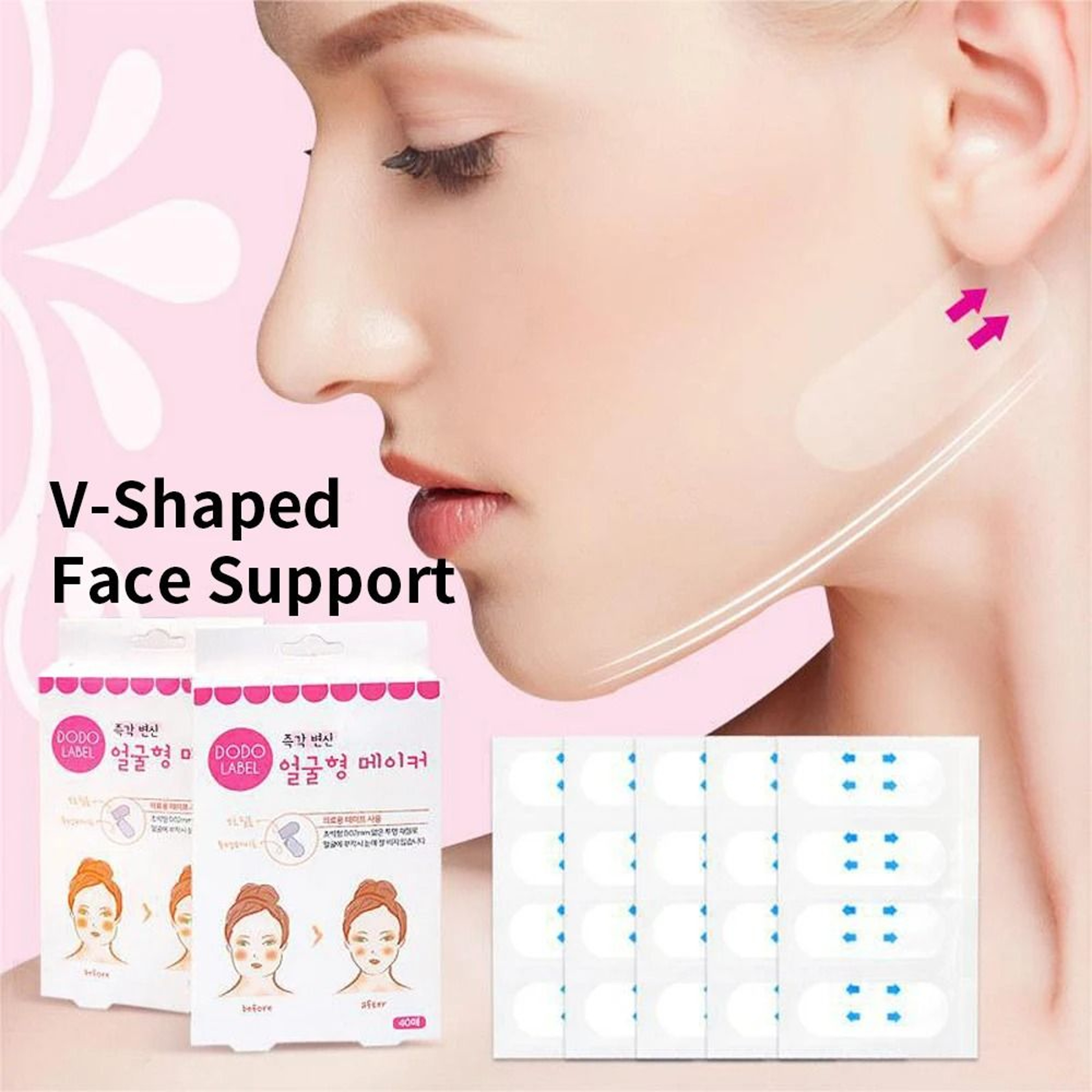 VLift Invisible Face Stickers  Instant Face Lifting And Tightening Tape 0