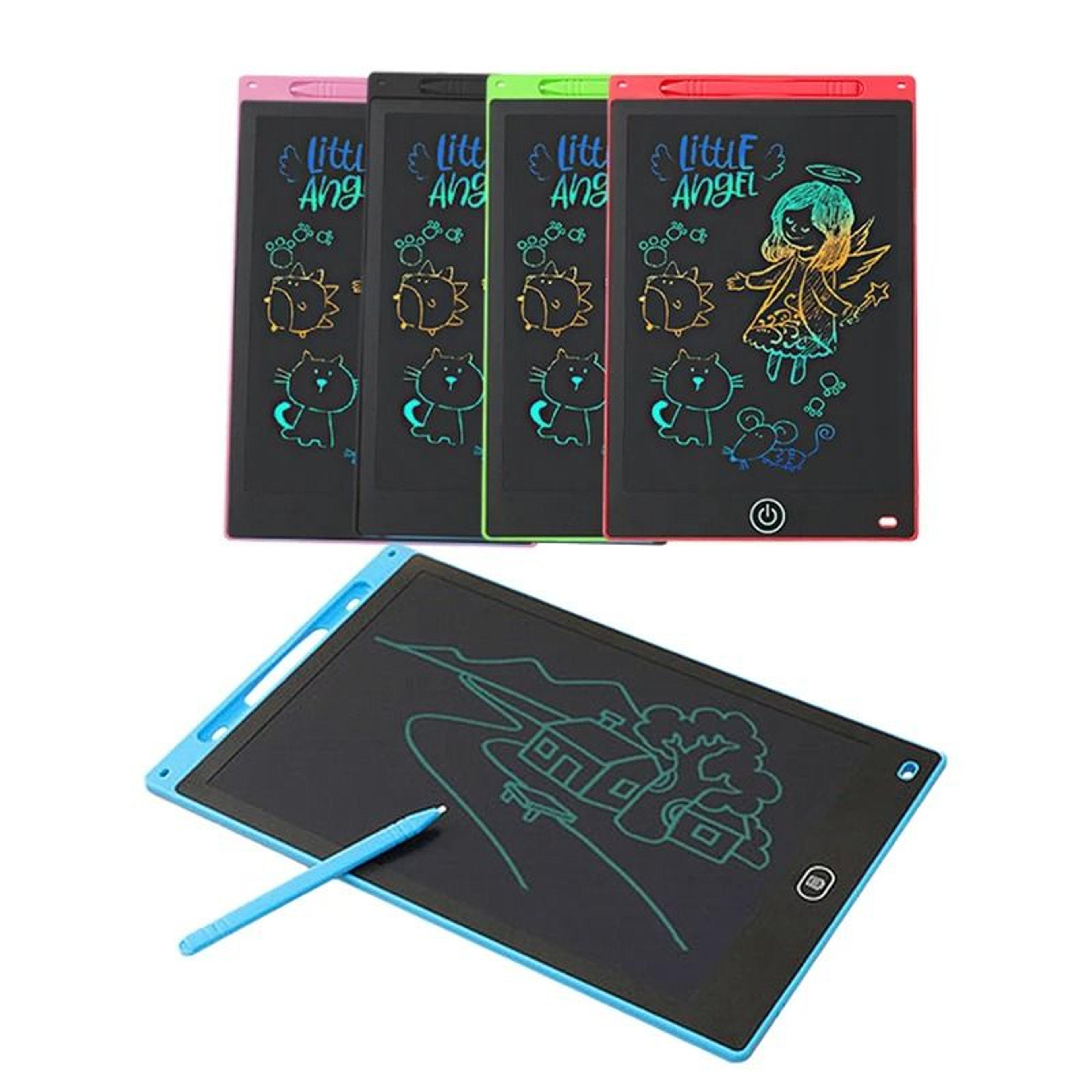 12Inch LCD Writing Tablet For Kids  Reusable Educational Drawing Board 1