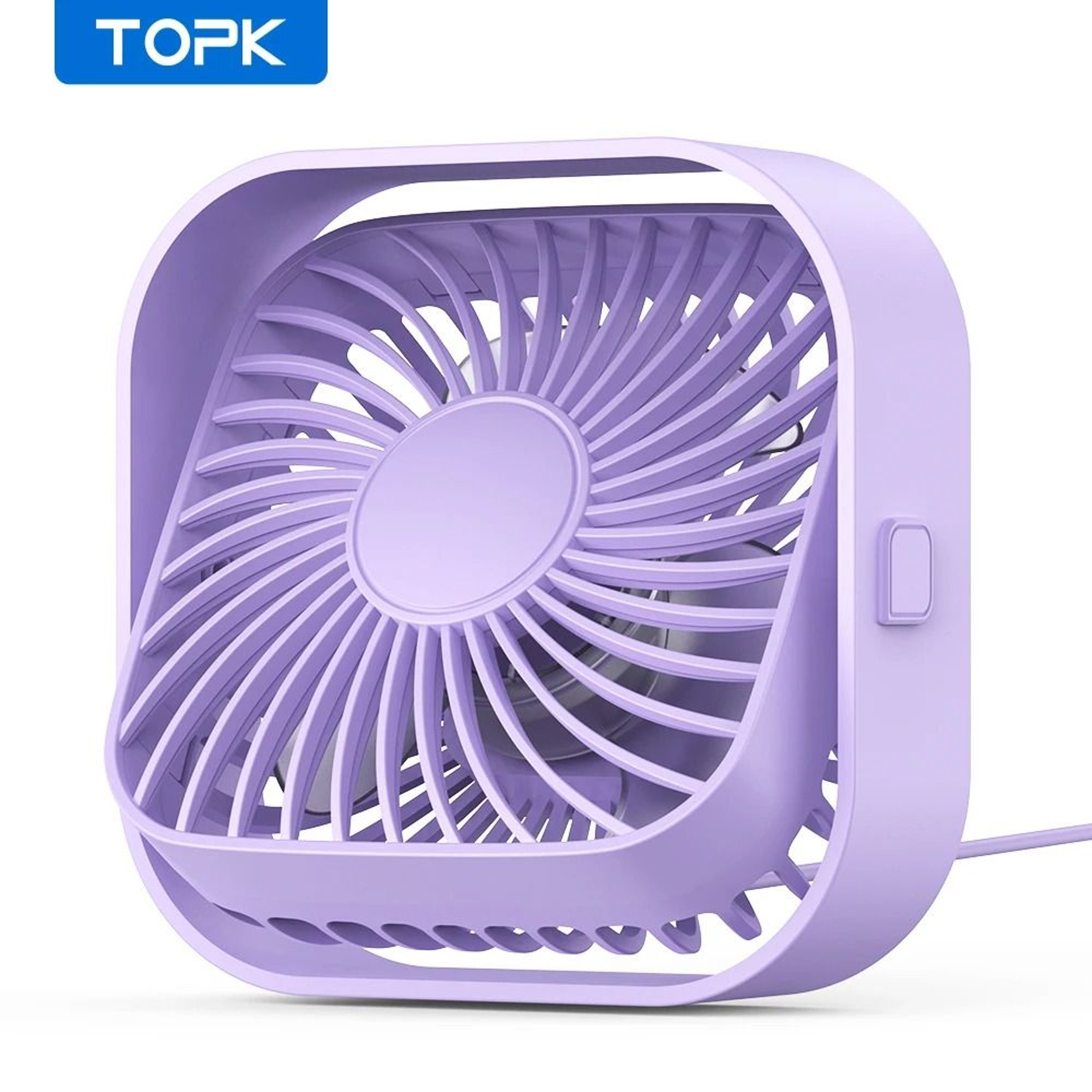 TOPK Mini Portable USB Desk Fan  Powerful Airflow  UltraQuiet Operation 11