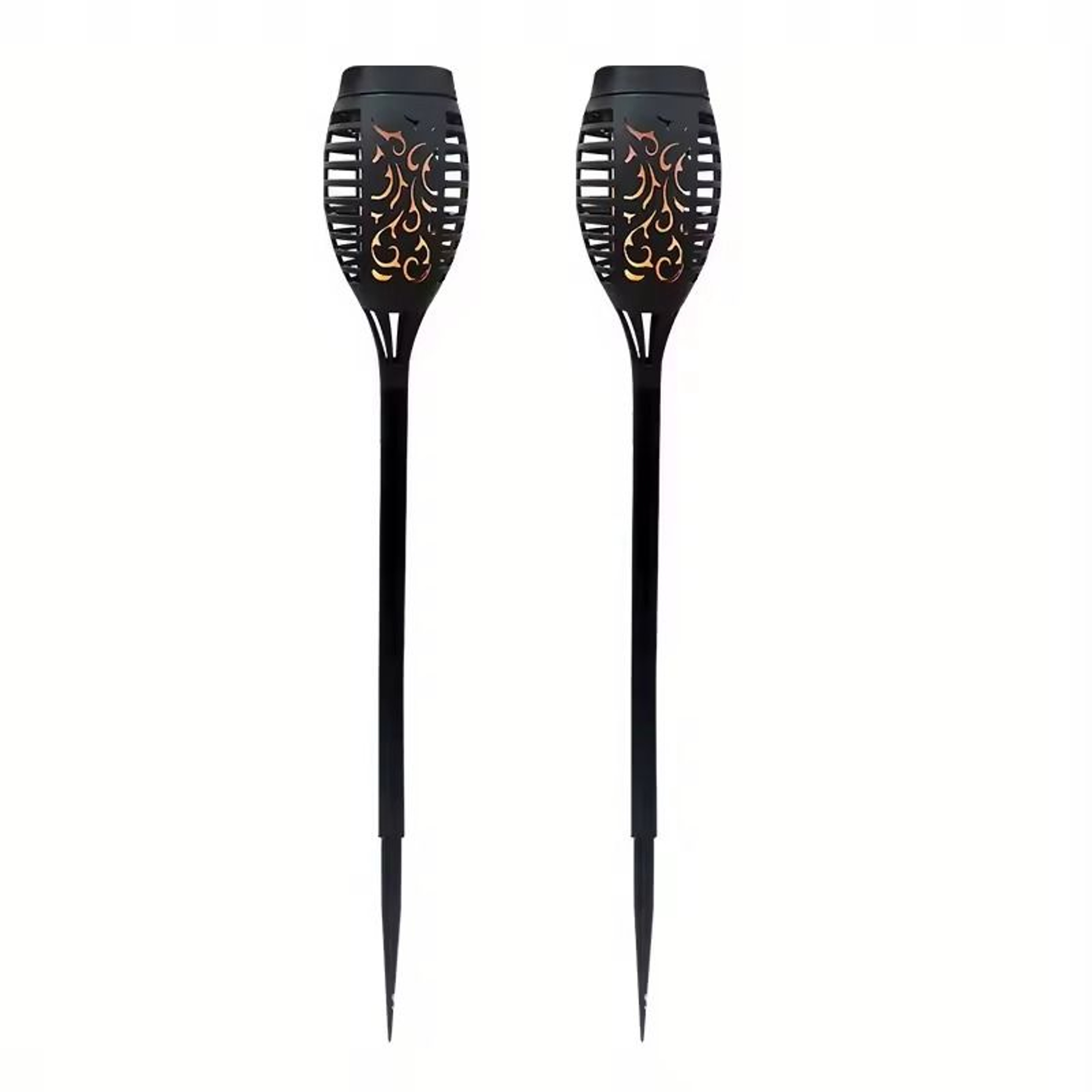 12LED Solar Flickering Flame Torch Lights  Waterproof Outdoor Garden Decor 12