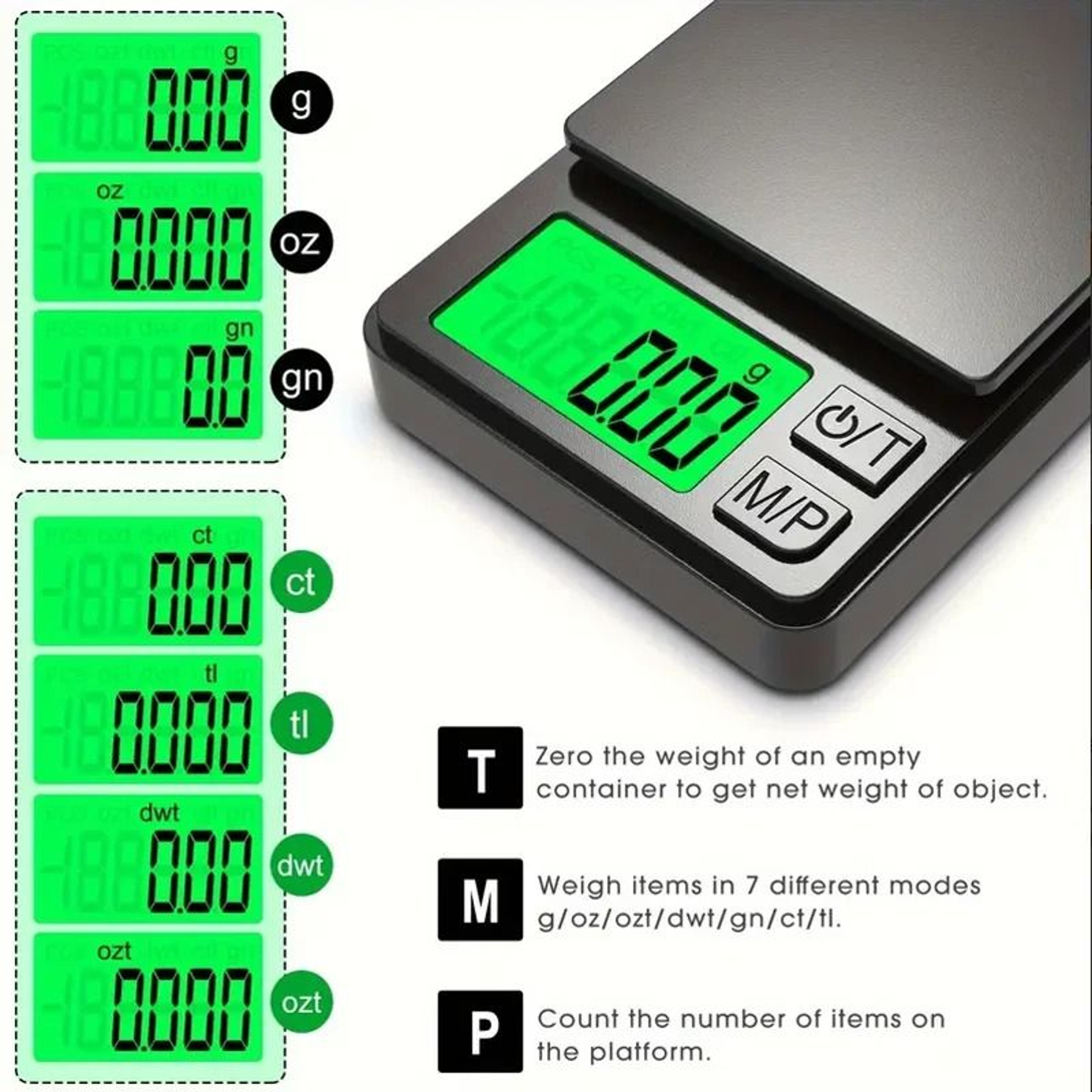 Precision Digital Pocket Scale  High Accuracy 1000g X 01g Measurement 2