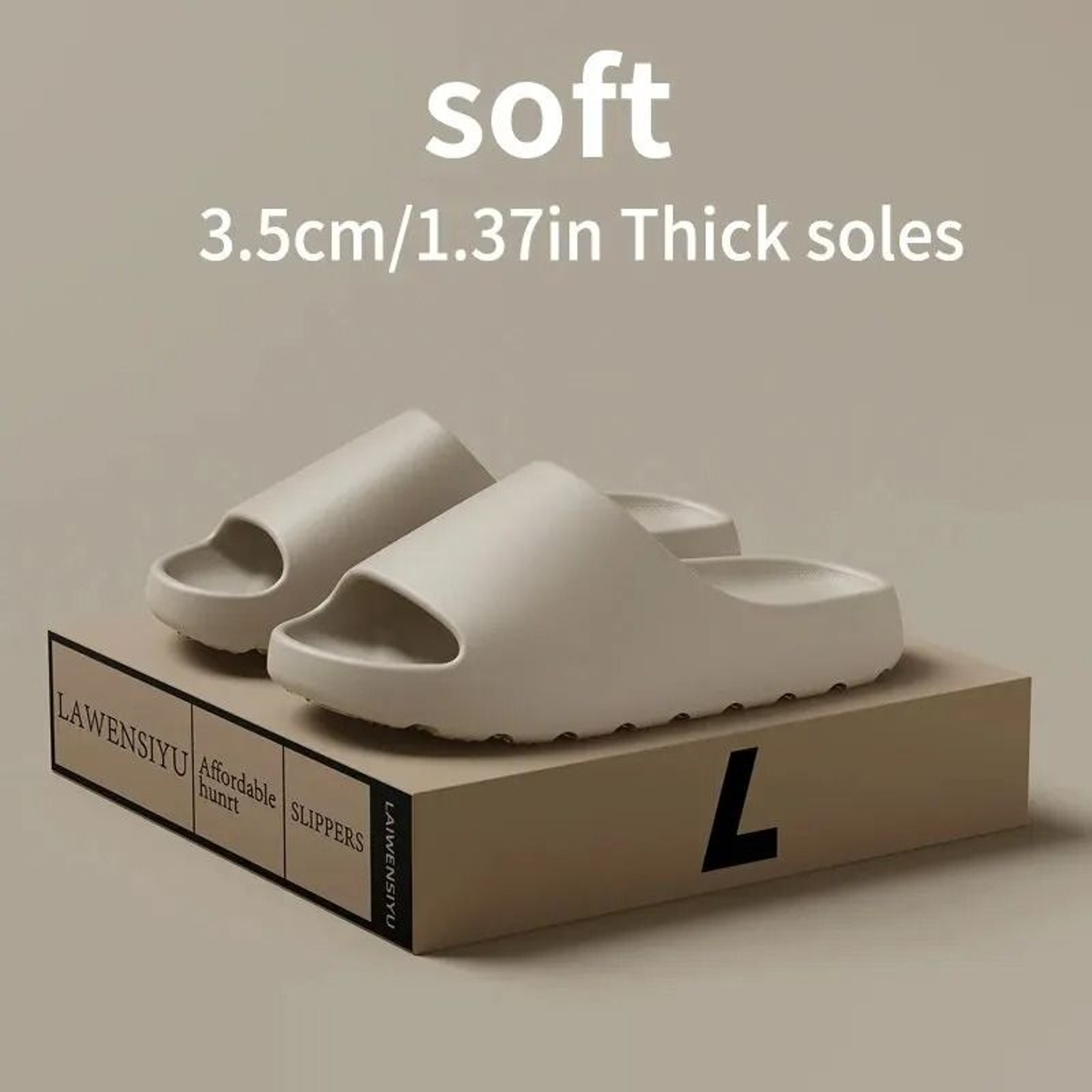 CloudFeel ThickSoled Coconut Slippers  NonSlip Summer Sandals 7