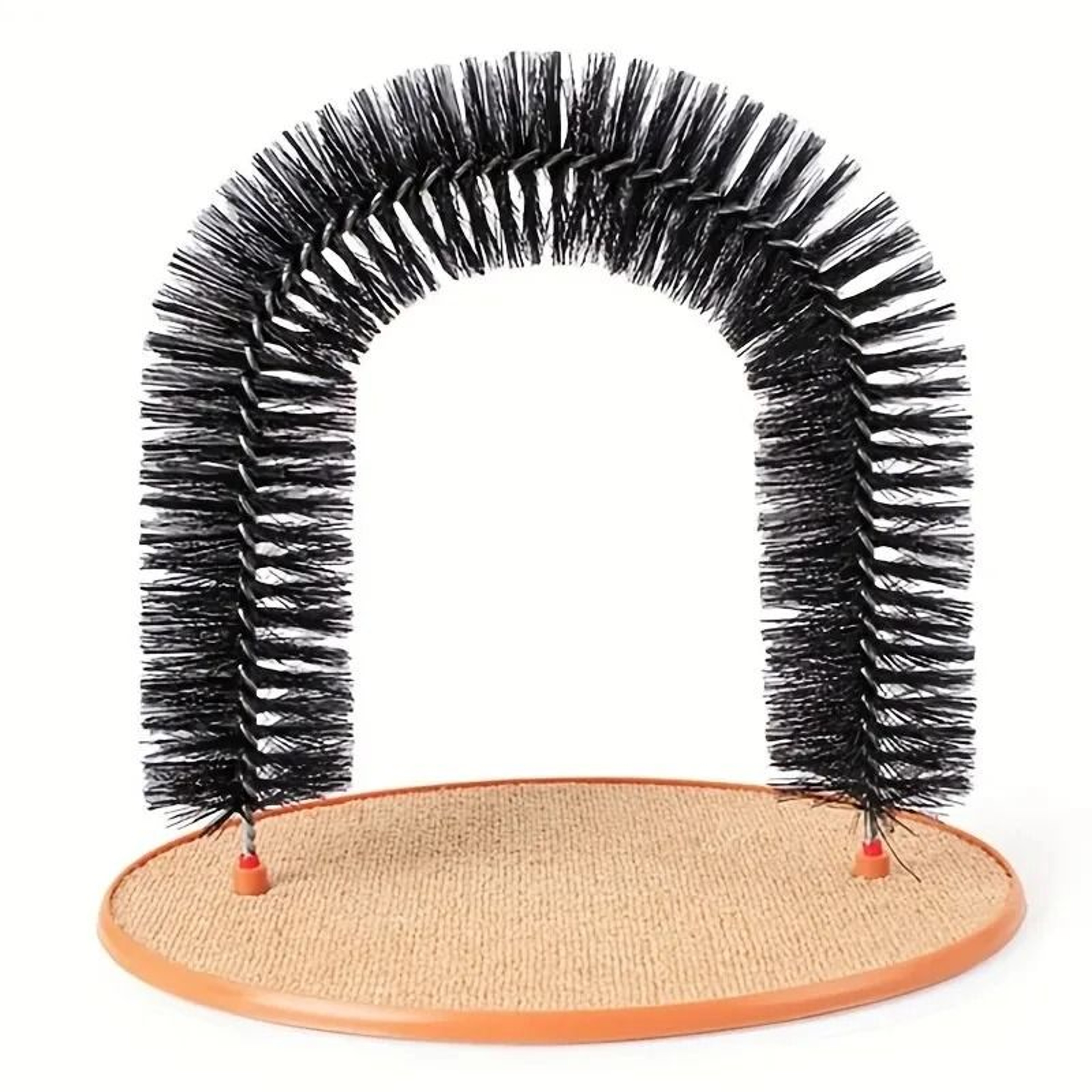 Cat Toy Arch Self Groomer  Feline Massage Brush  Scratching Pad 6