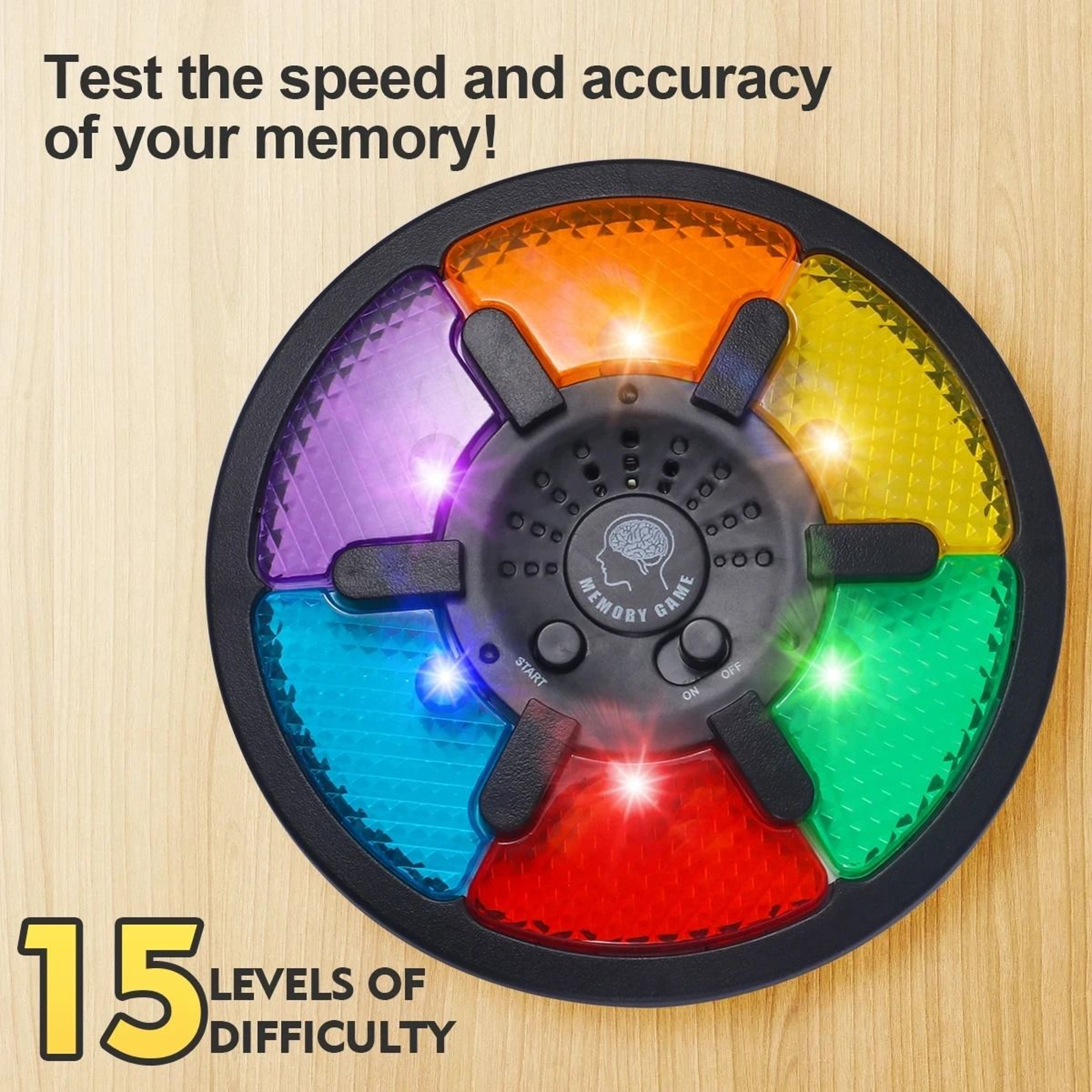 Handheld Electronic Memory Game  Interactive Light  Sound Puzzle Toy 1