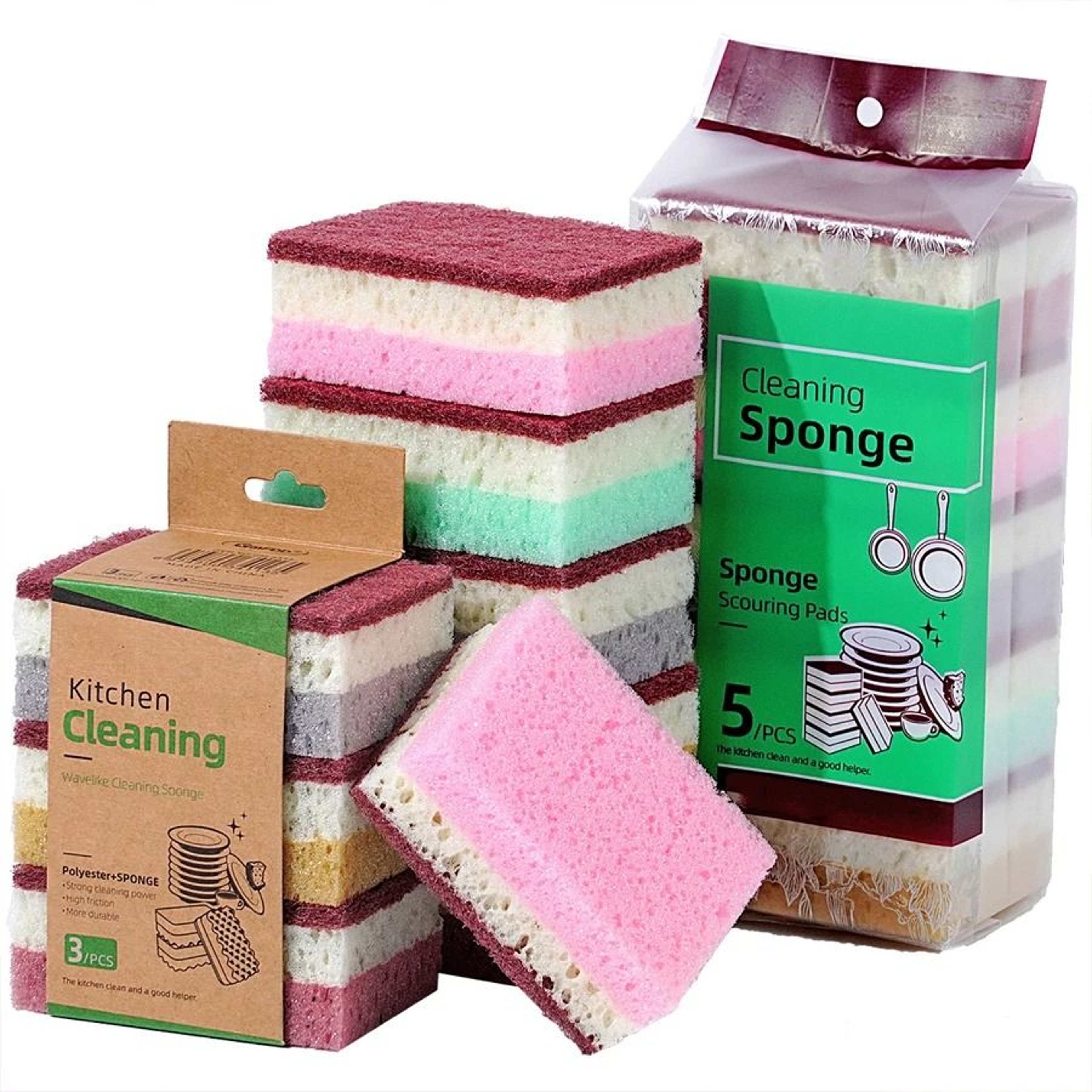 HighDensity Multipurpose Sponge Cleaning Cloth  Premium Kitchen  Catering Supply 4
