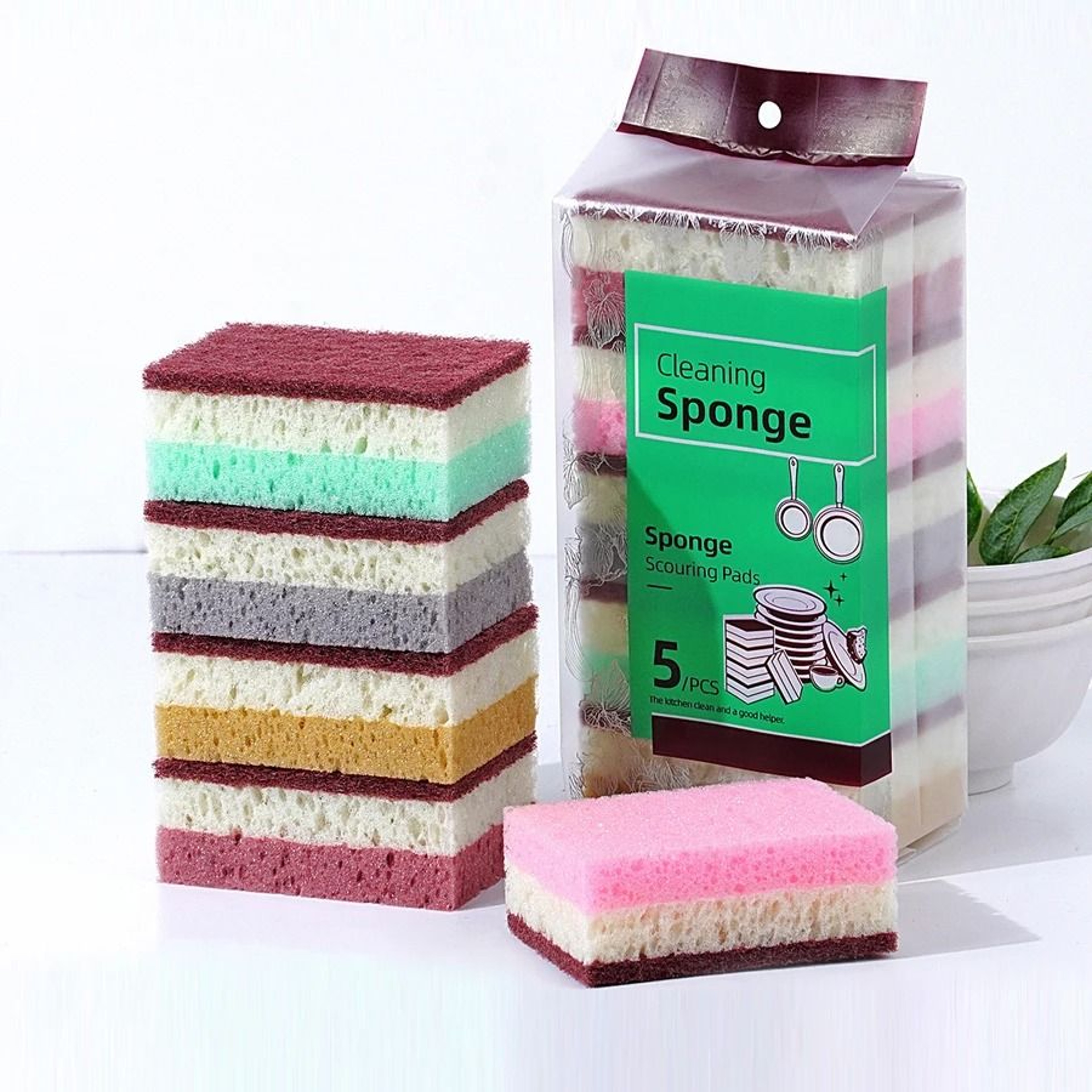 HighDensity Multipurpose Sponge Cleaning Cloth  Premium Kitchen  Catering Supply 5