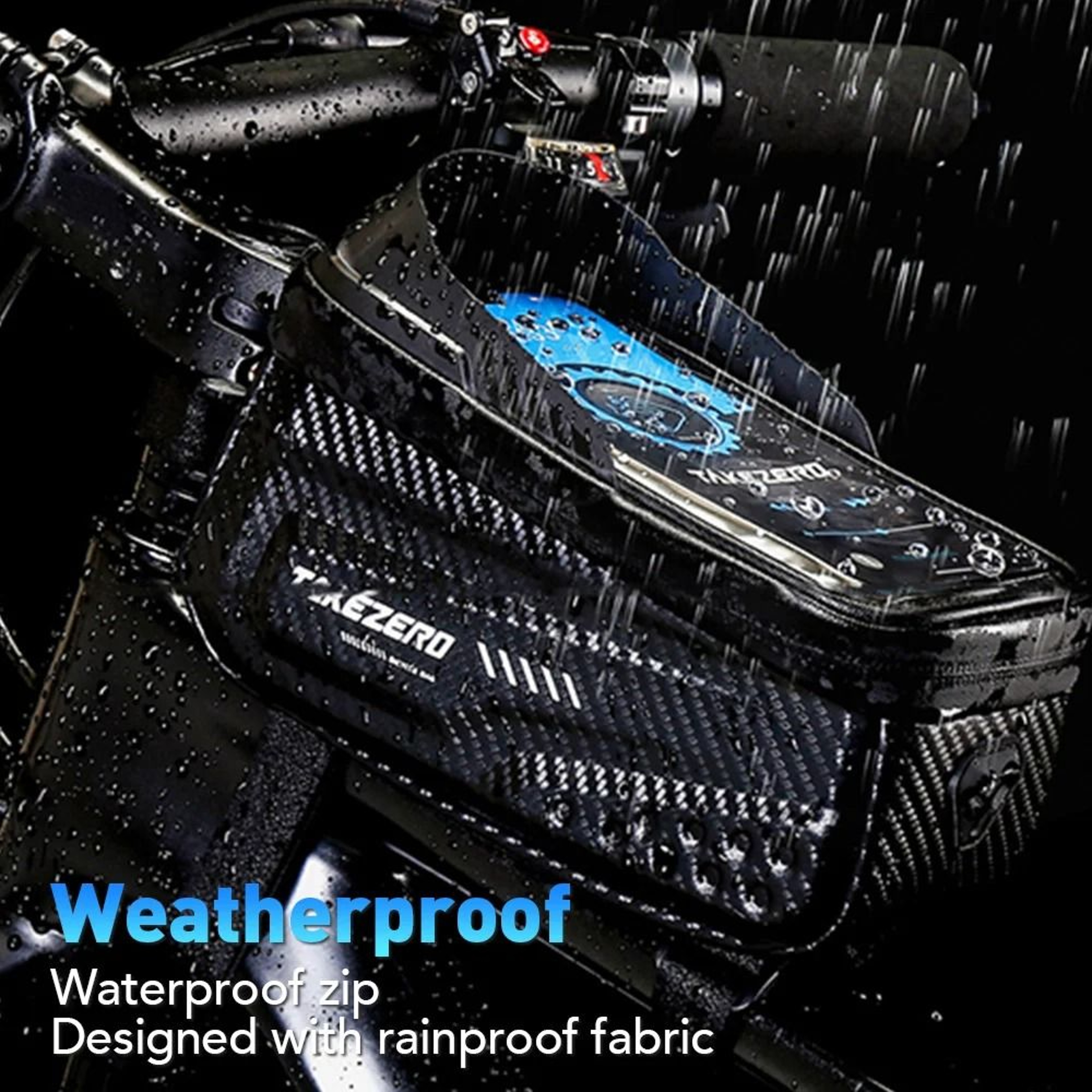NEWBOLER Waterproof Bicycle Top Tube Bag  Touch Screen Phone Case 1