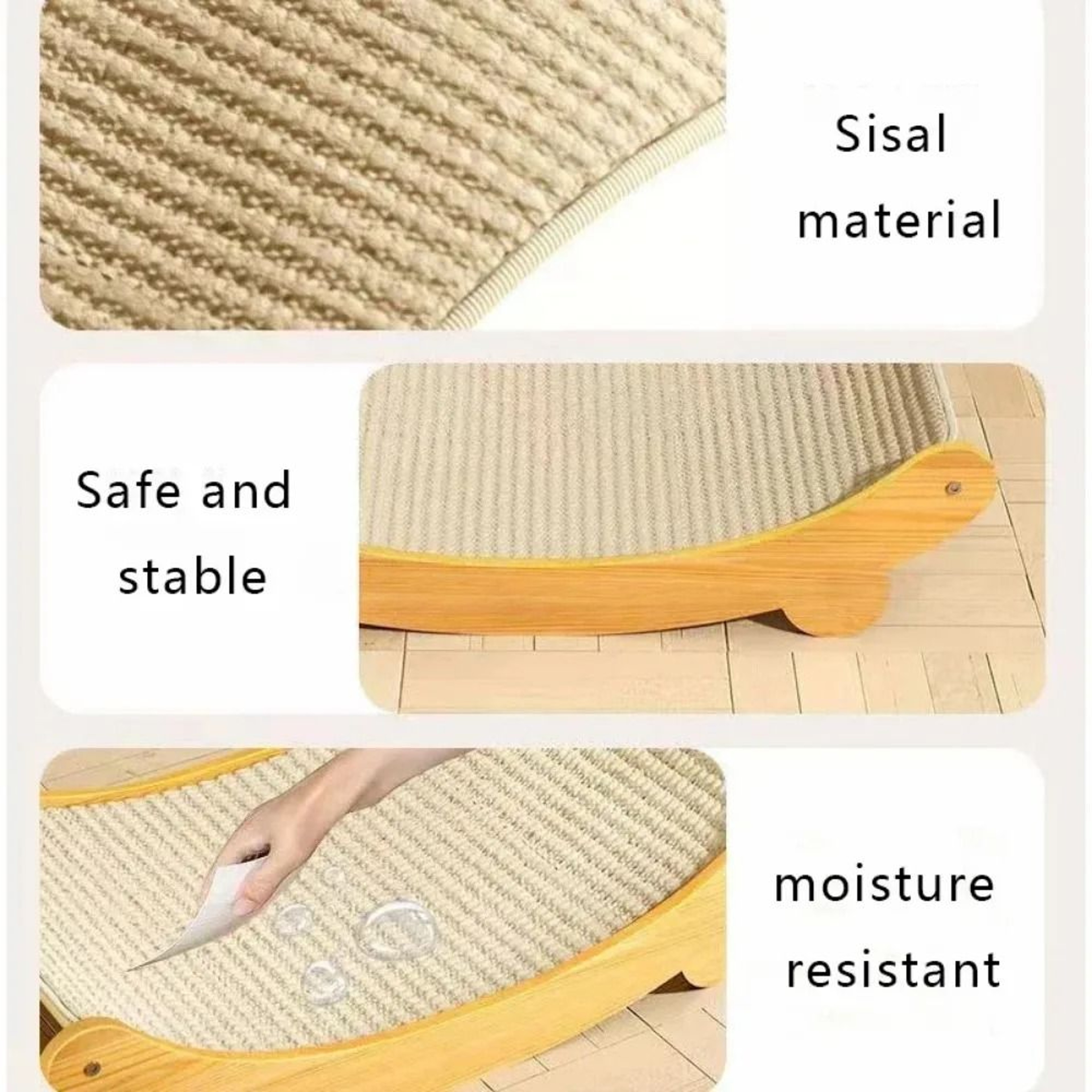 Cat Scratching Pad  Detachable Bed  WearResistant Multifunction Cat Toy 4