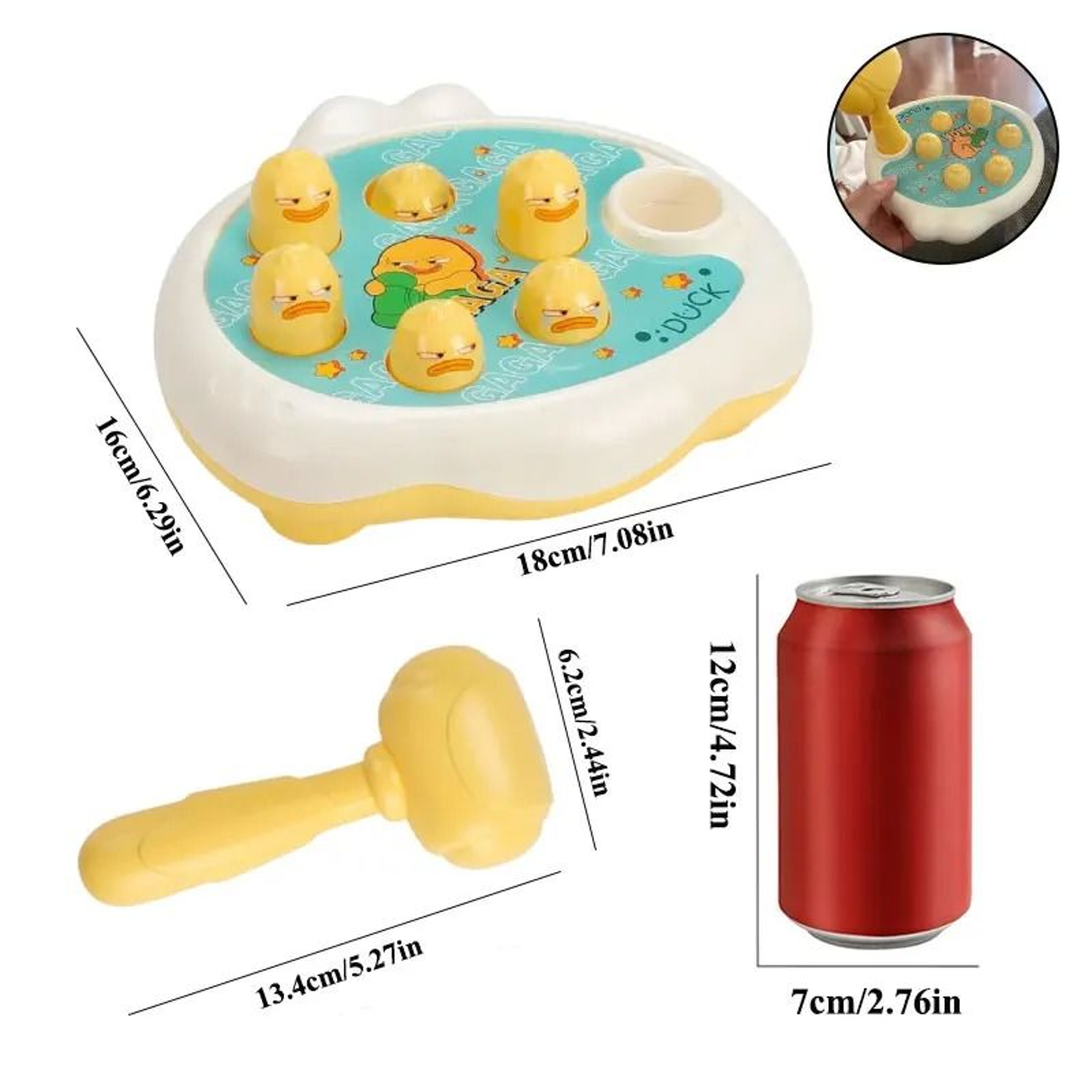 Montessori Learning Duck Hammer Game  Educational Toy For Toddlers 2