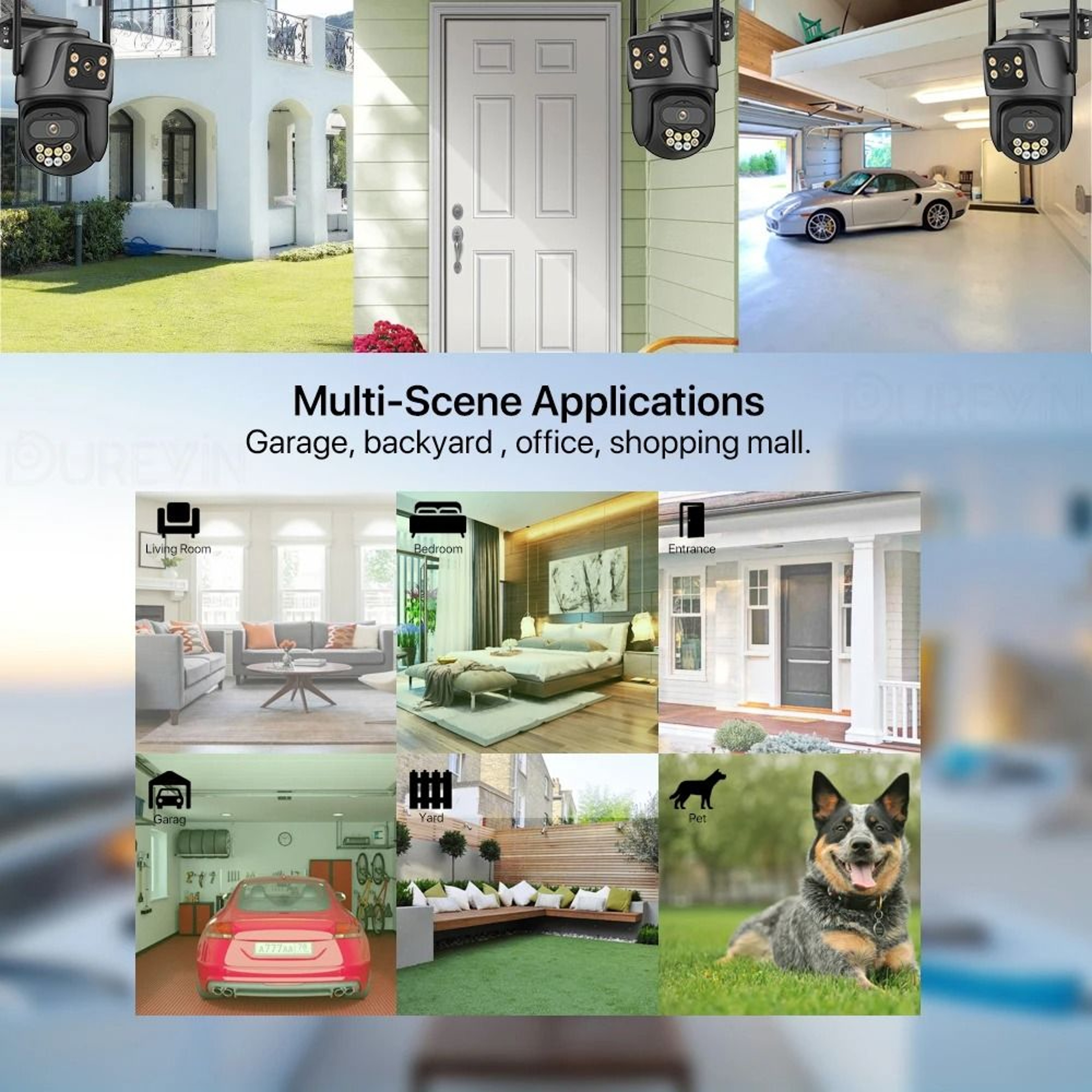 DualLens 4K 8MP External WiFi PTZ Camera  Advanced Outdoor Surveillance 3