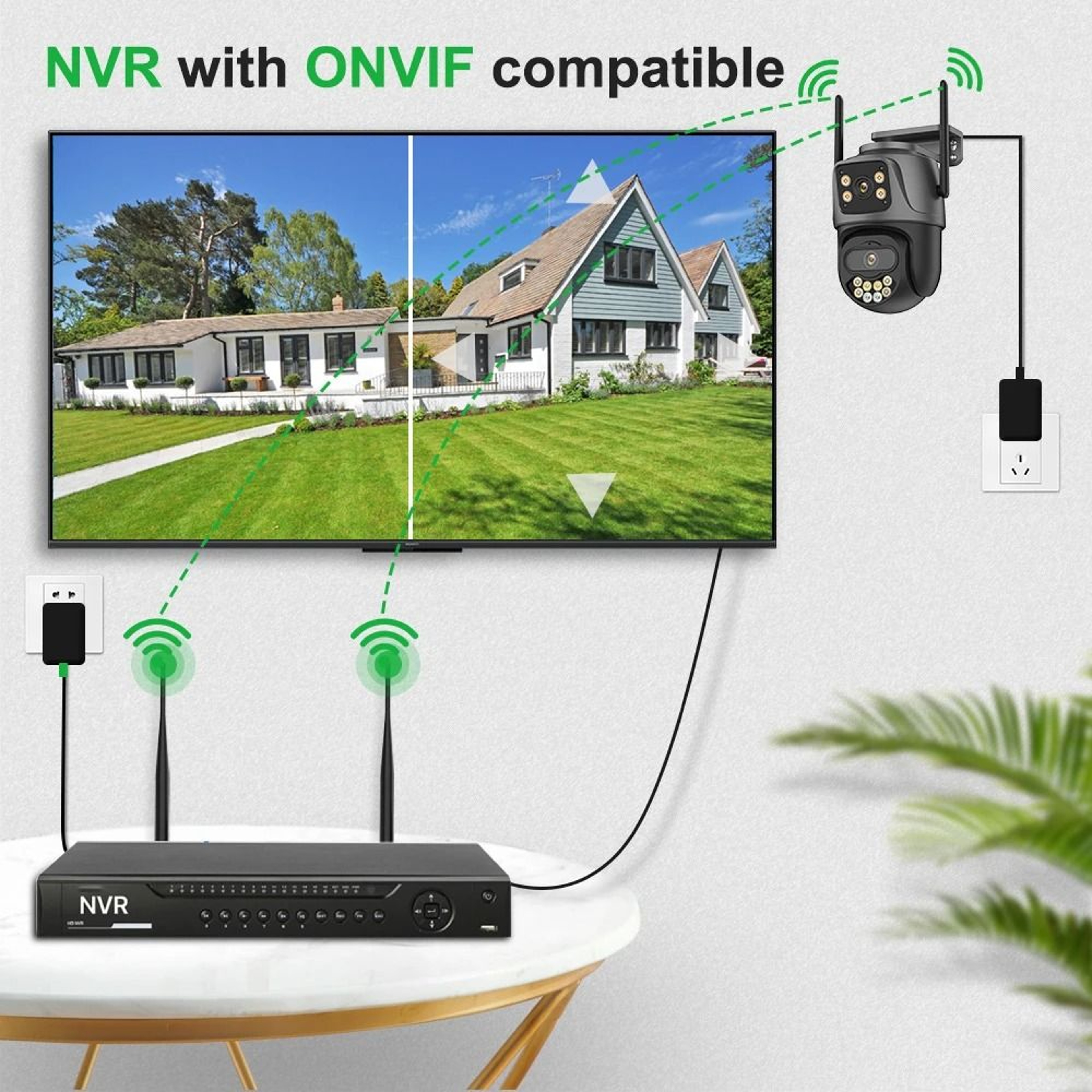 DualLens 4K 8MP External WiFi PTZ Camera  Advanced Outdoor Surveillance 5