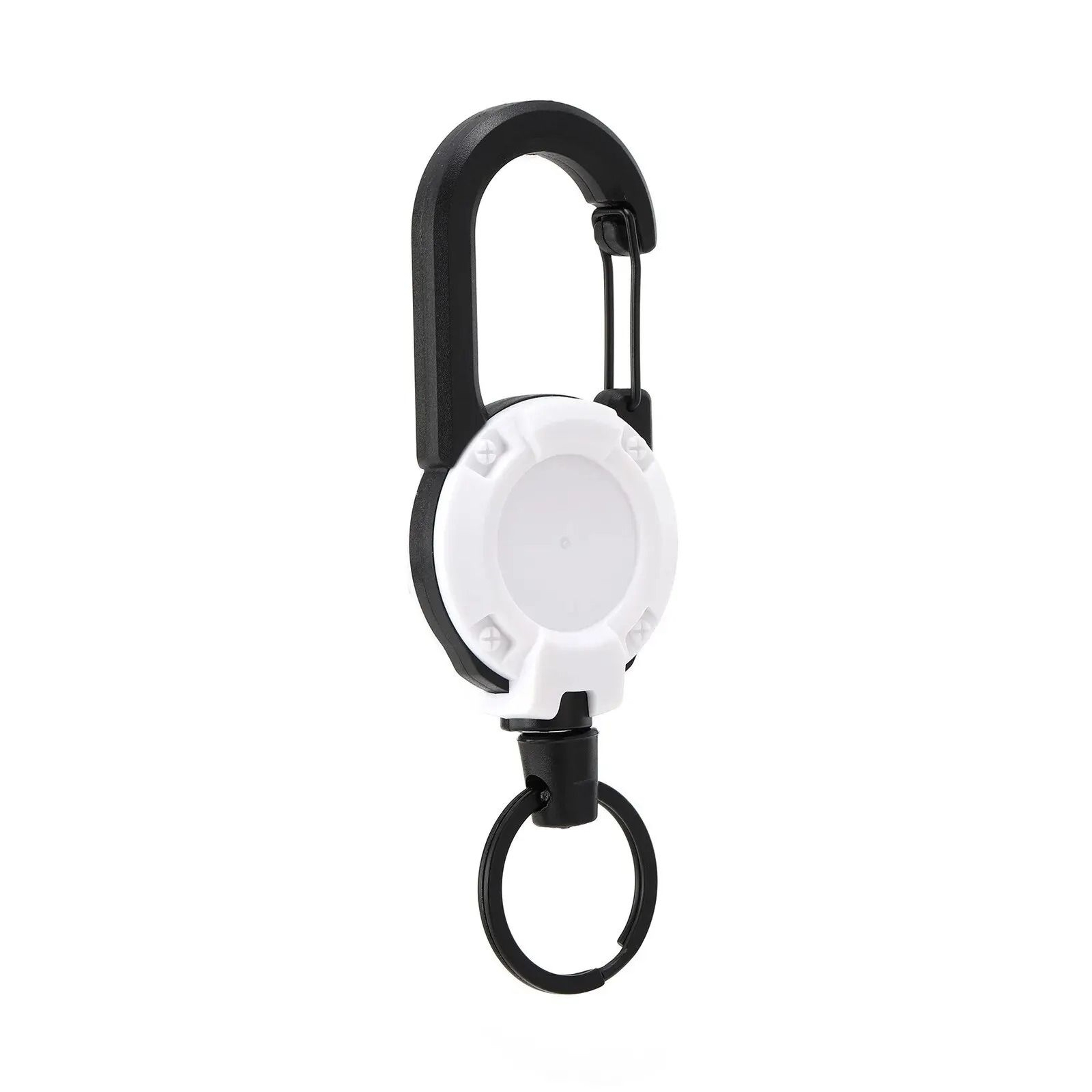 Professional Retractable HeavyDuty Pull Reel Carabiner  IndustrialGrade Outdoor Keychain Tool 8