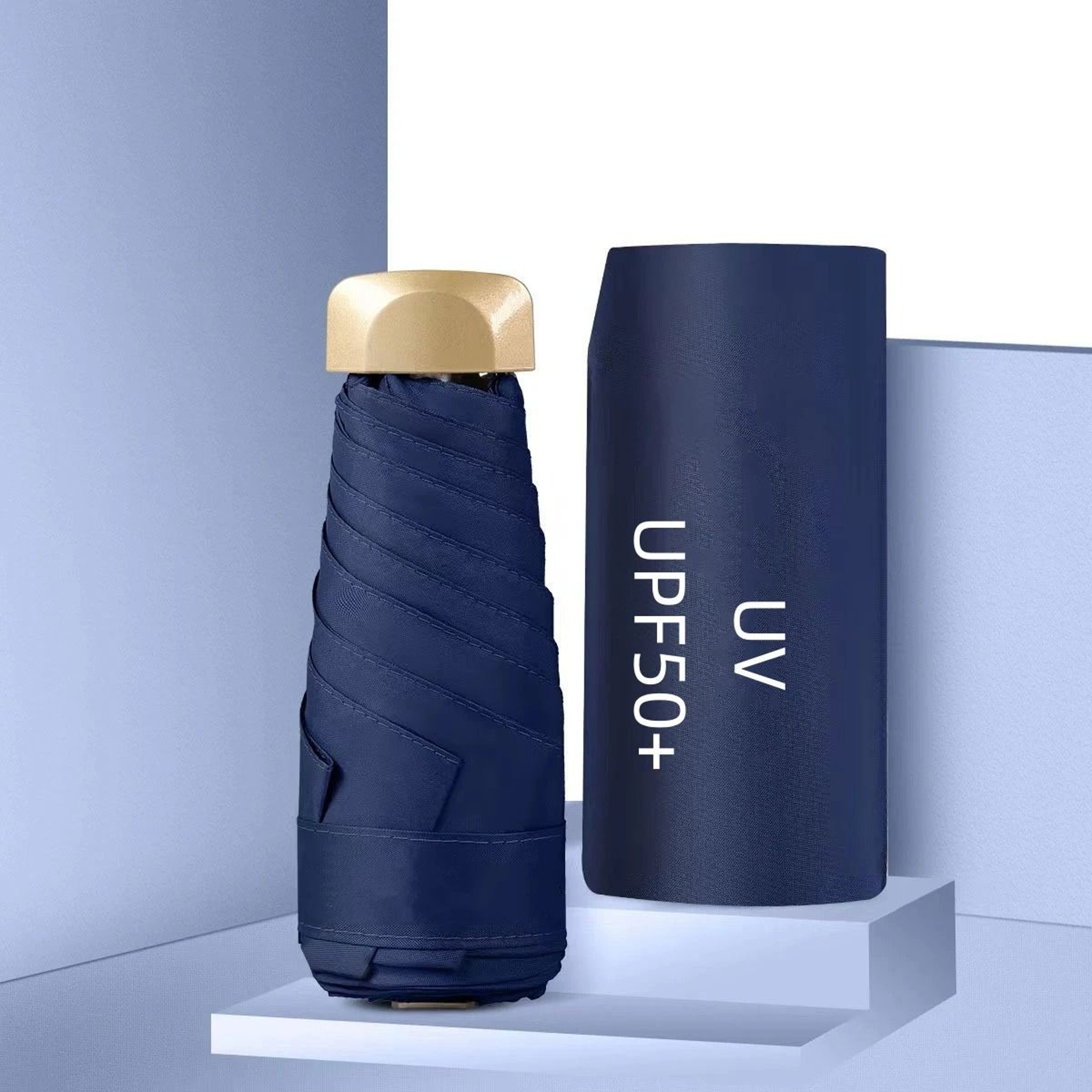Mini Pocket Sun And Rain Capsule Umbrella With Vinyl UV Protection 6