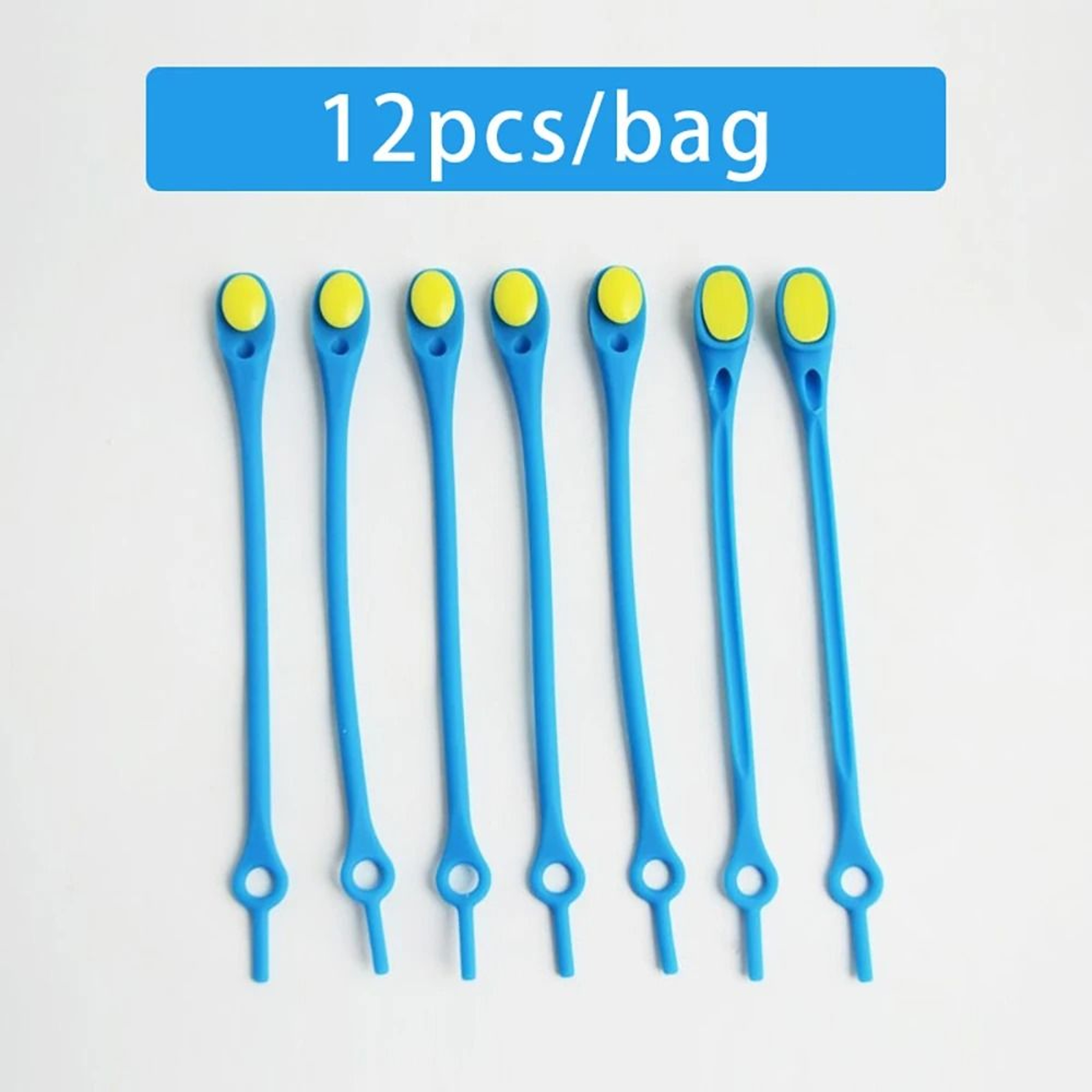 Elastic NoTie Silicone Shoelaces 12Piece MultiPack 10