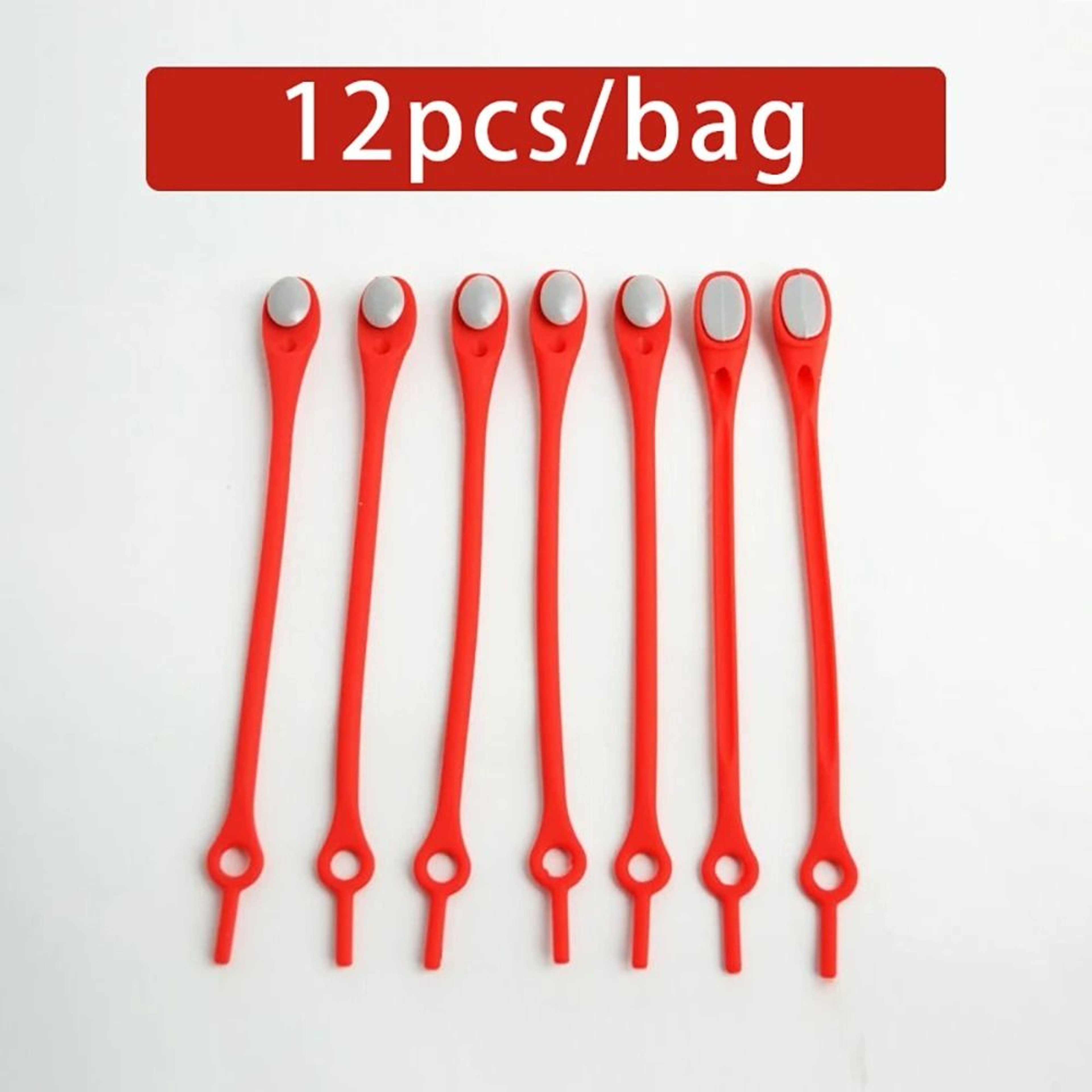 Elastic NoTie Silicone Shoelaces 12Piece MultiPack 13