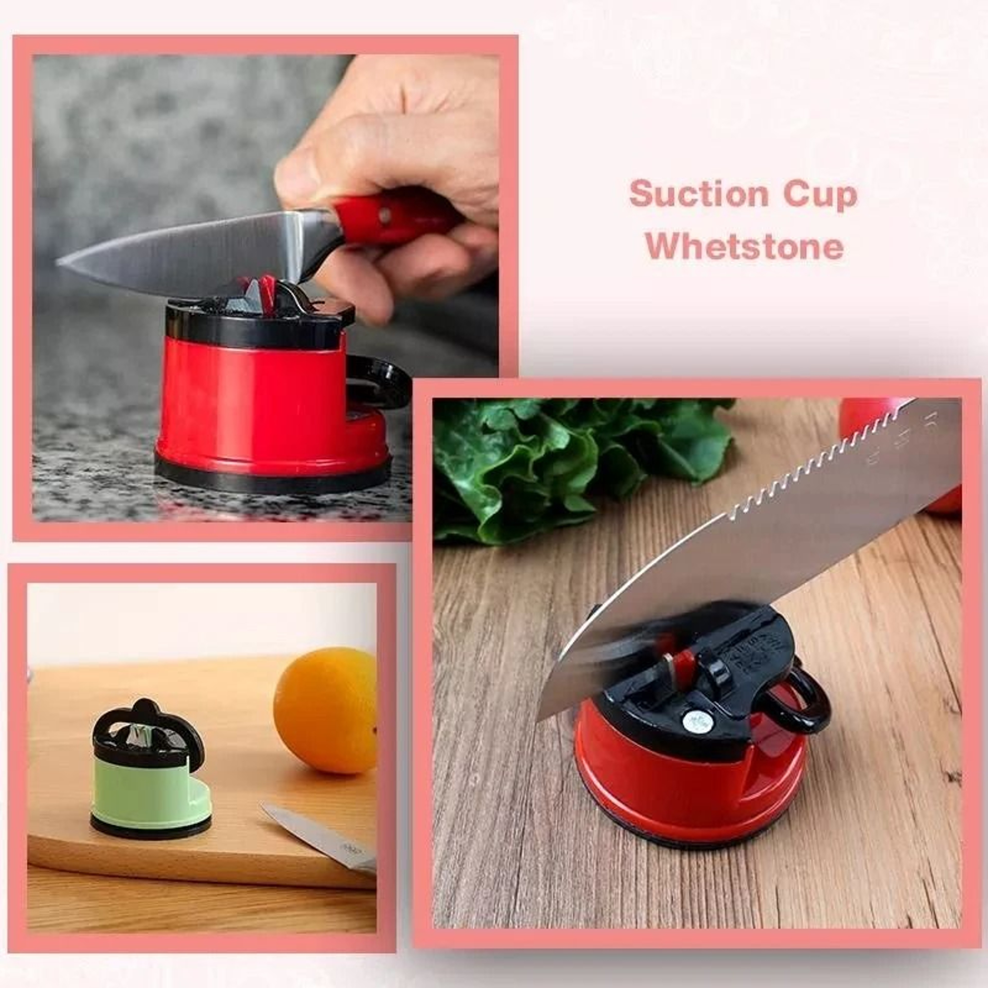 Professional Kitchen Knife Sharpener With Secure Suction Base 4